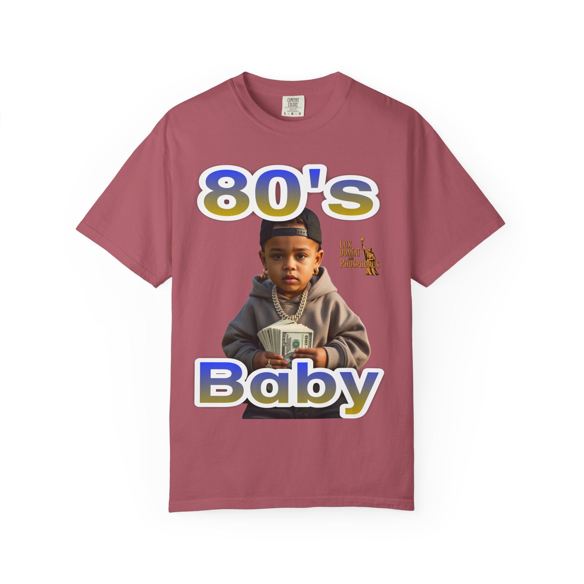 80s Baby Unisex Garment-Dyed T-shirt - LD&P APPAREL