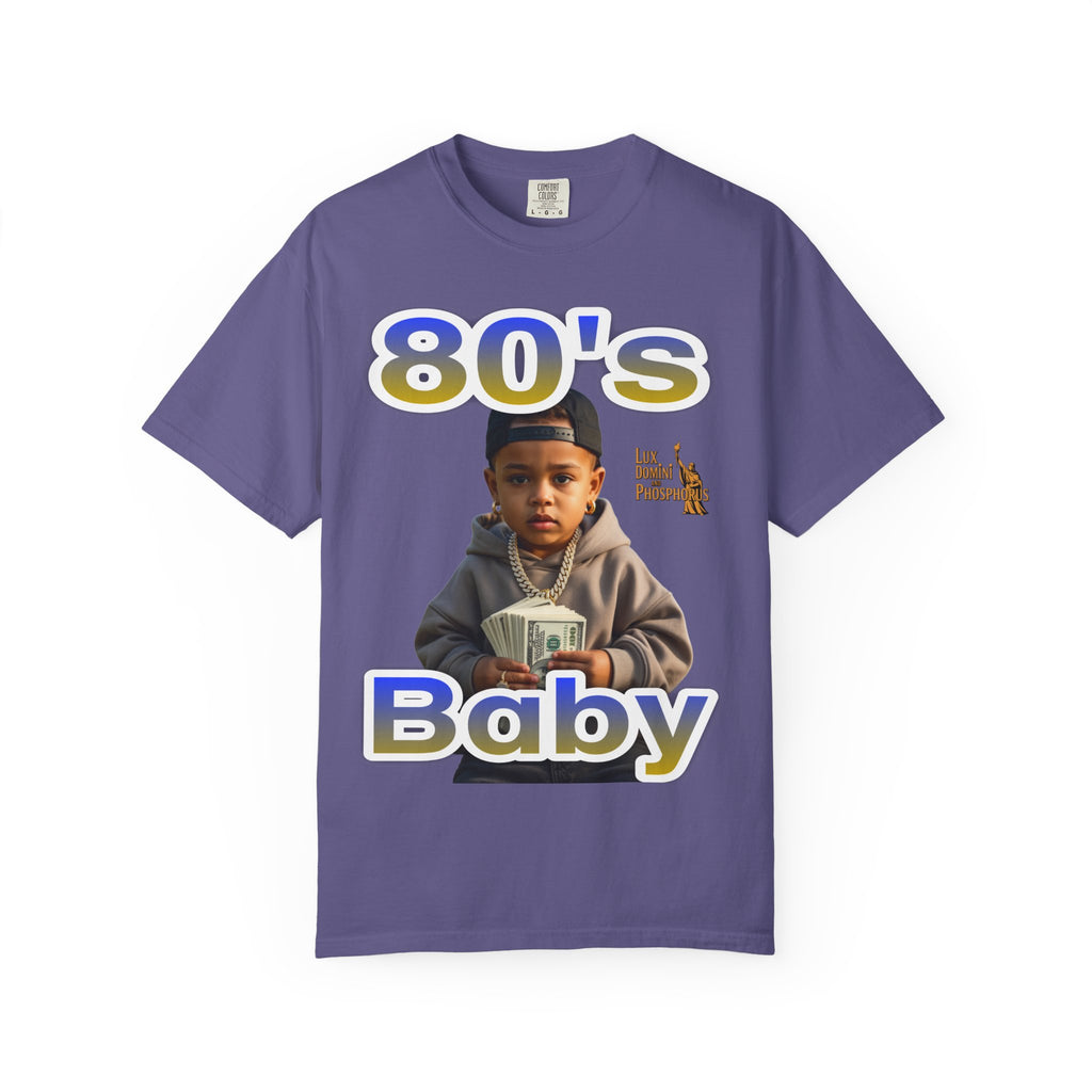 80s Baby Unisex Garment-Dyed T-shirt - LD&P APPAREL