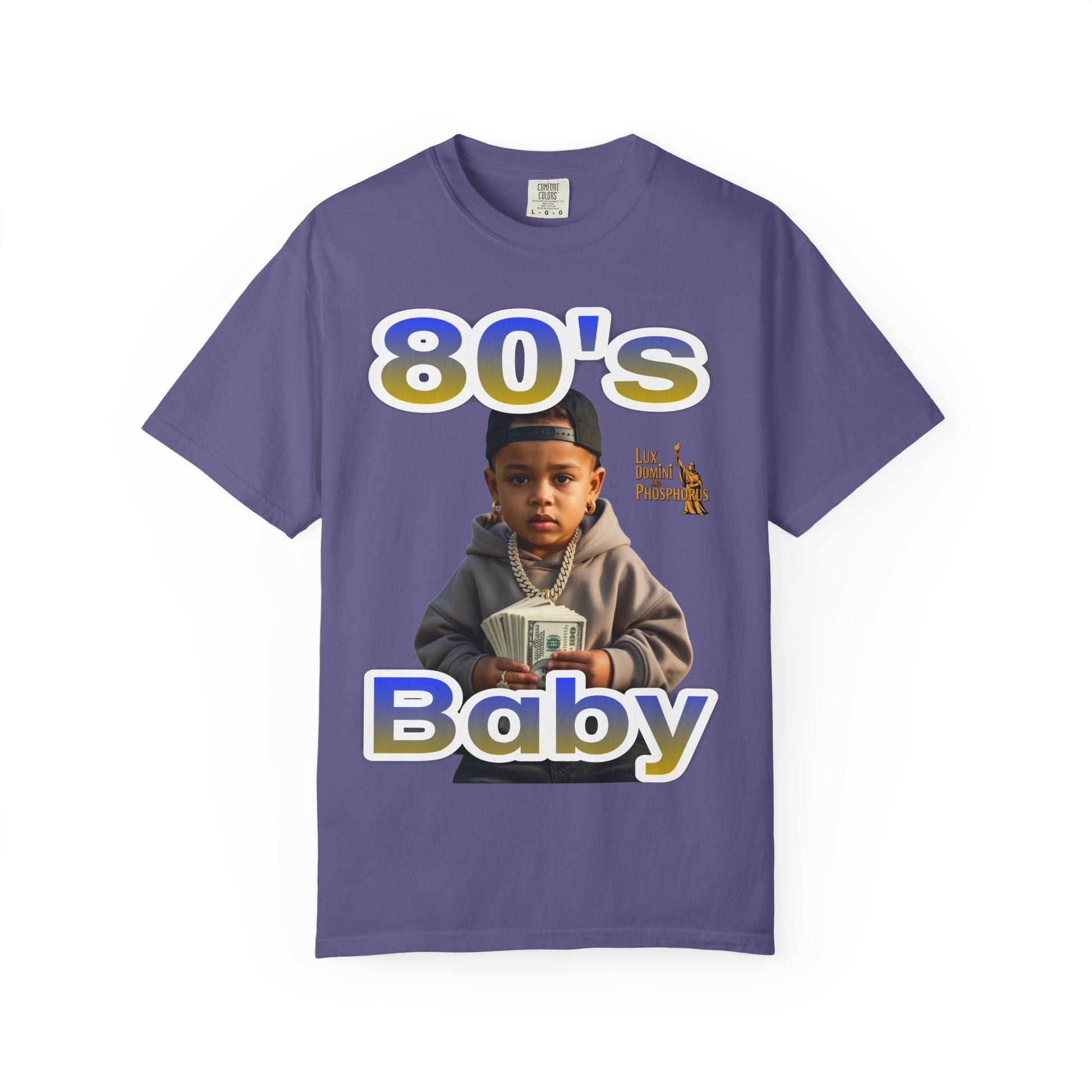 80s Baby Unisex Garment-Dyed T-shirt - LD&P APPAREL