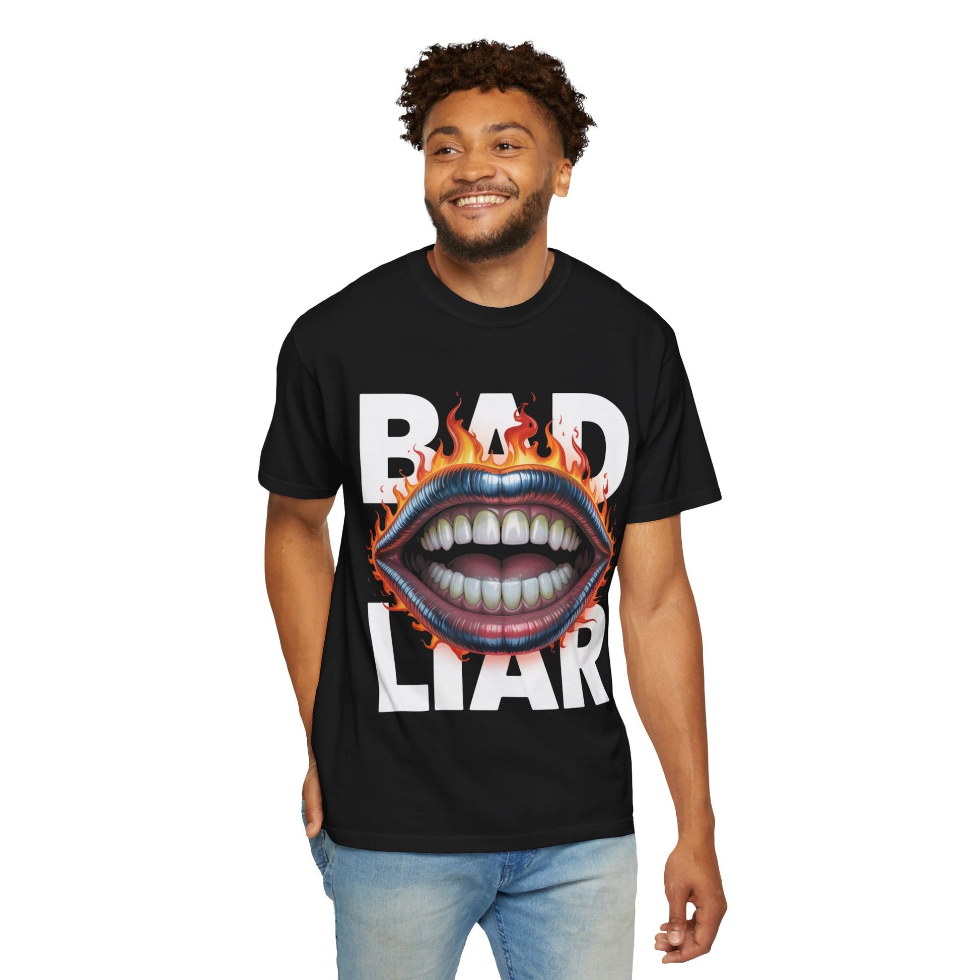 Garment-Dyed T-shirt Bad Liar Design