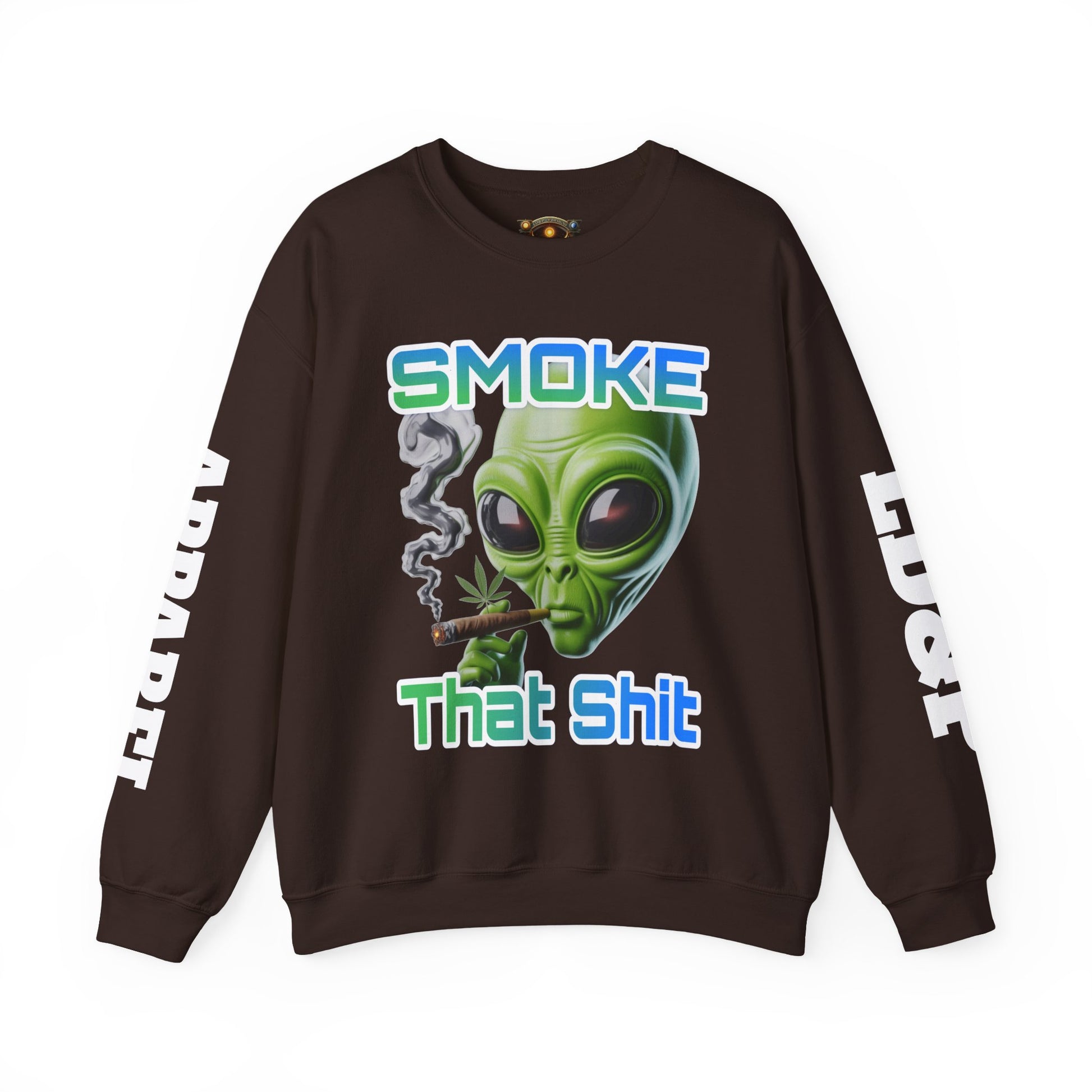 Crewneck Sweatshirt - Smoke That LD&P APPAREL Design