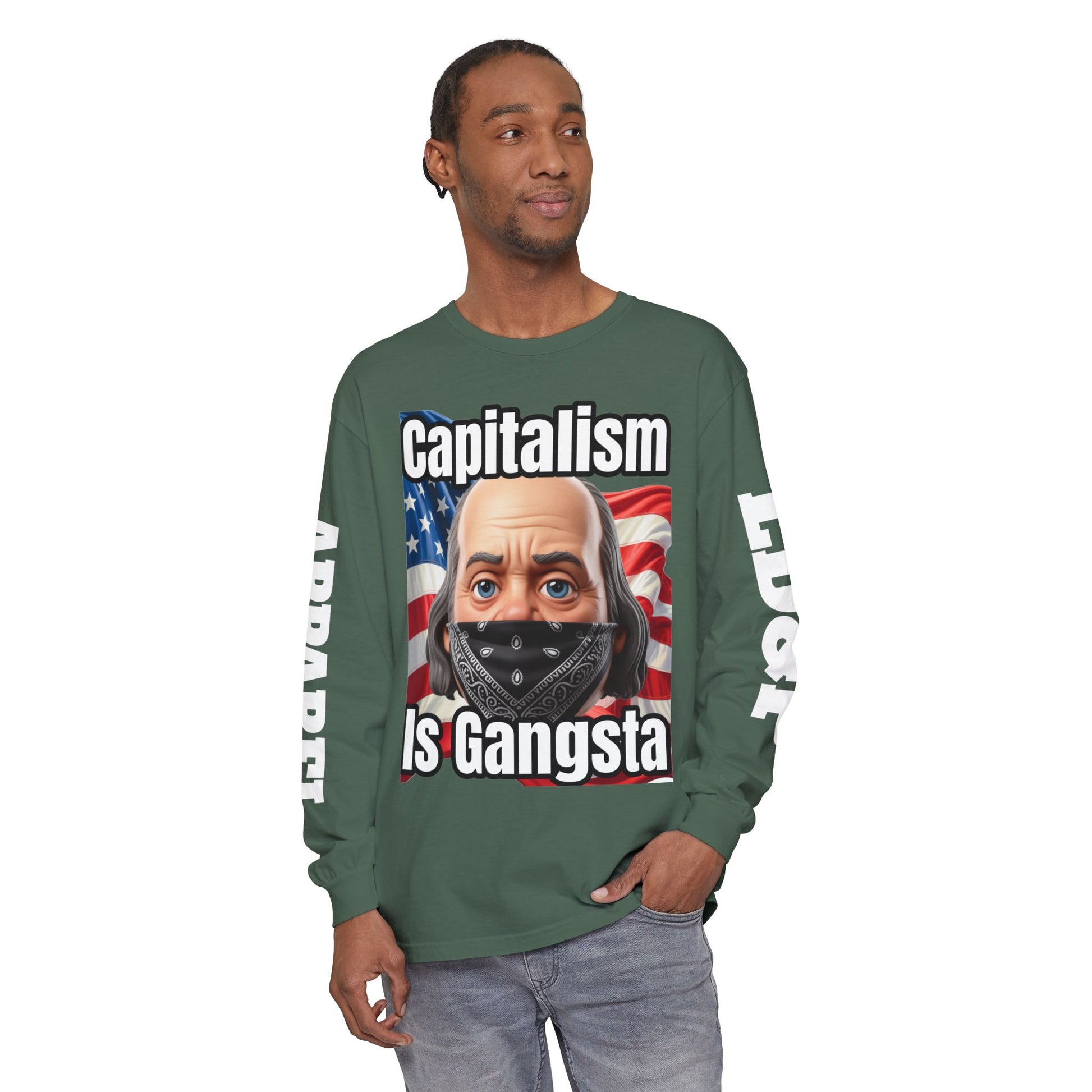 Capitalism is Gangsta Long Sleeve T-Shirt