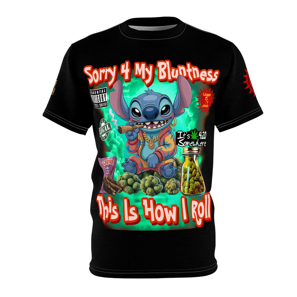 Graphic Tee — "Sorry 4 My Bluntness" Black