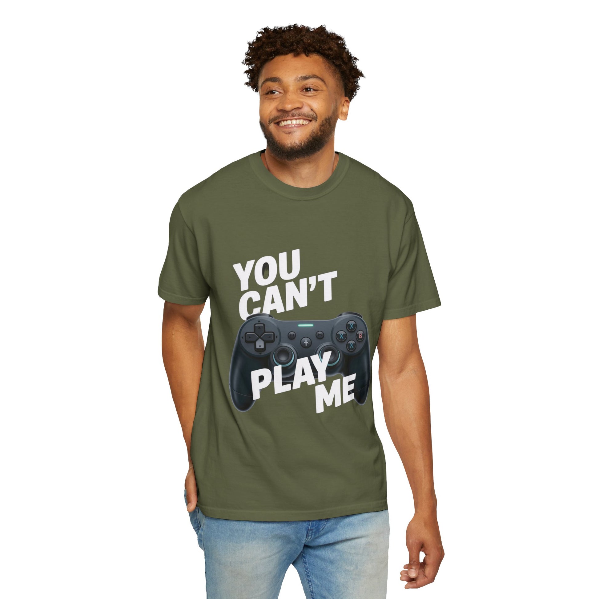 T-Shirt - 'You can't play me' Unisex Garment-Dyed Tee
