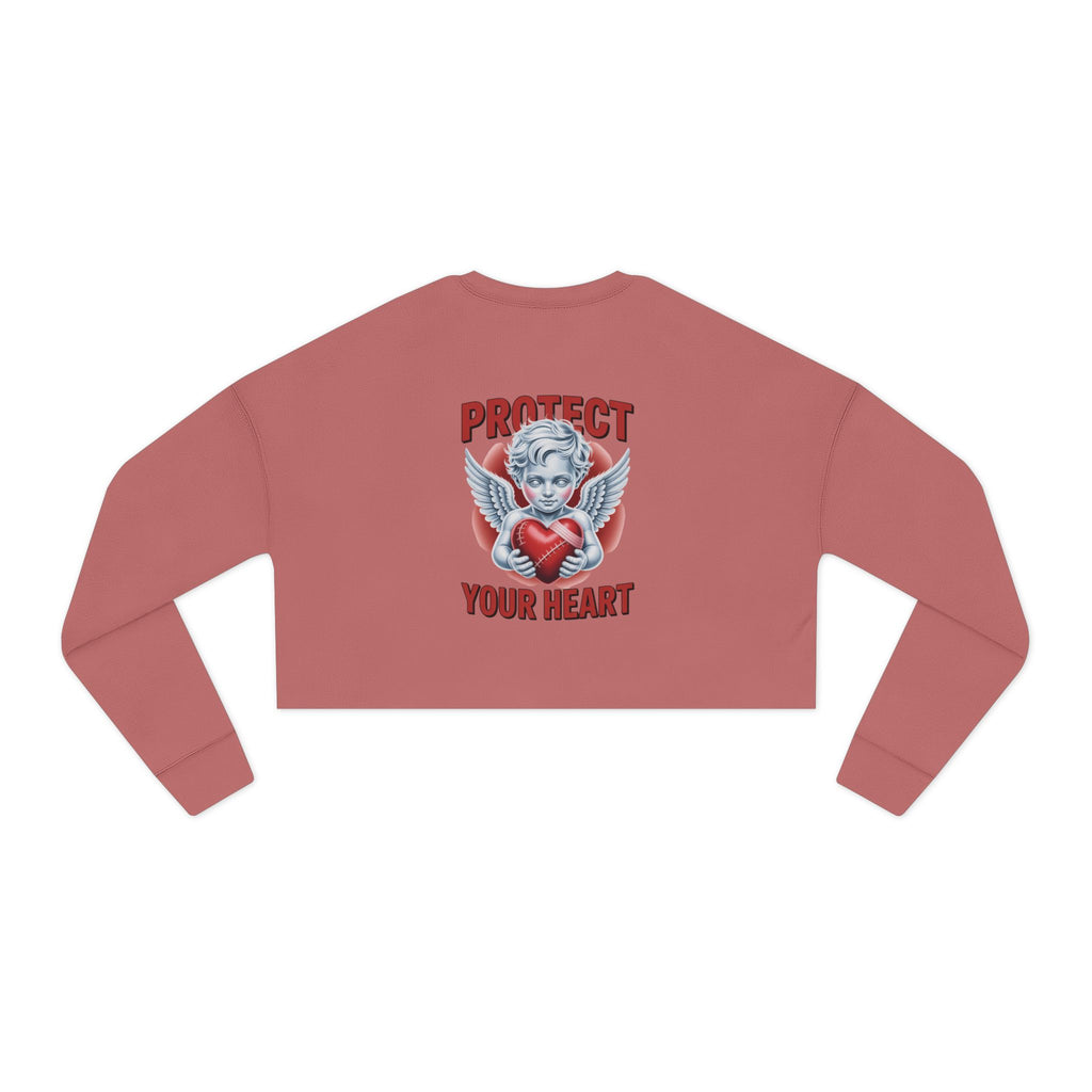 Cropped Sweatshirt - Protect Your Heart Design