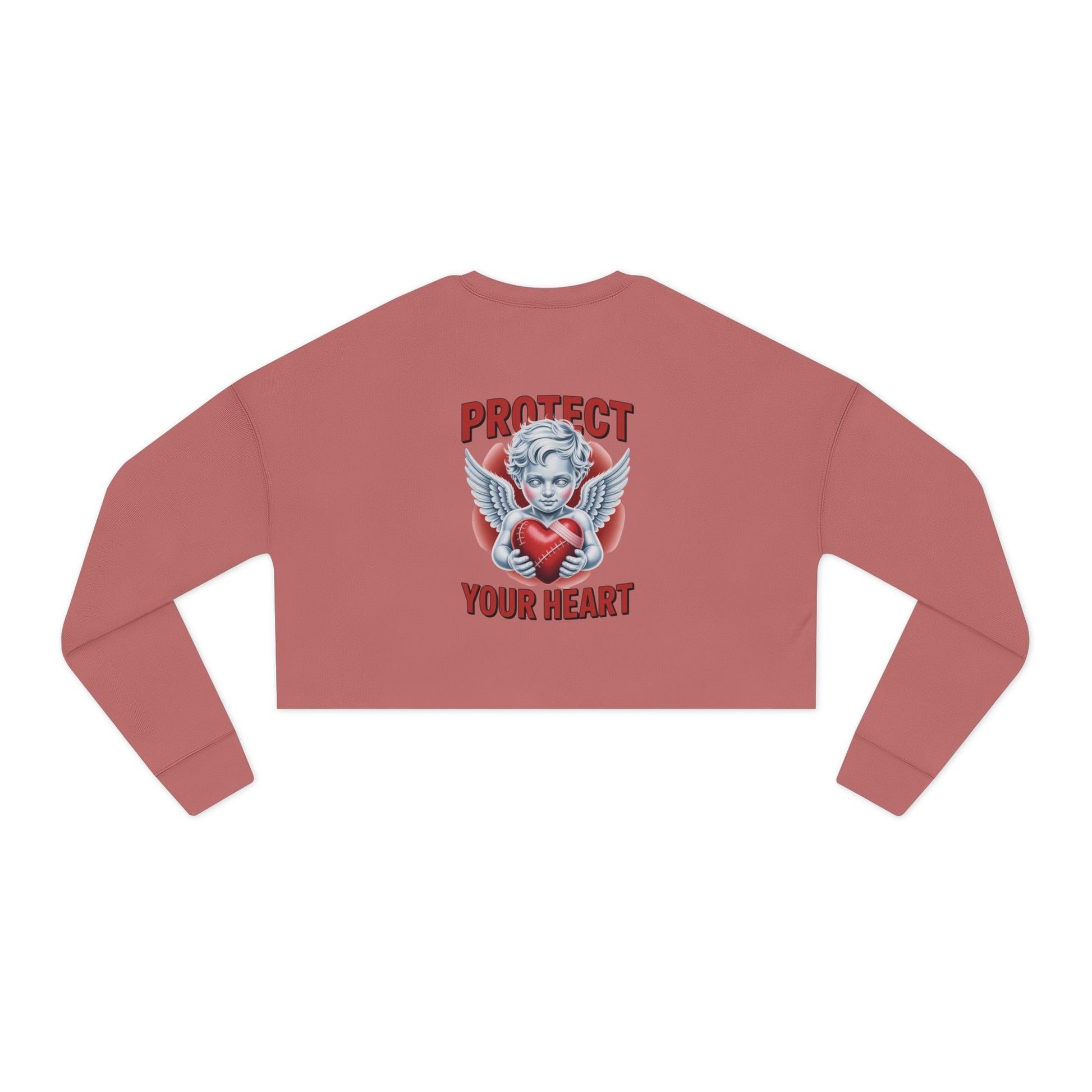 Cropped Sweatshirt - Protect Your Heart Design
