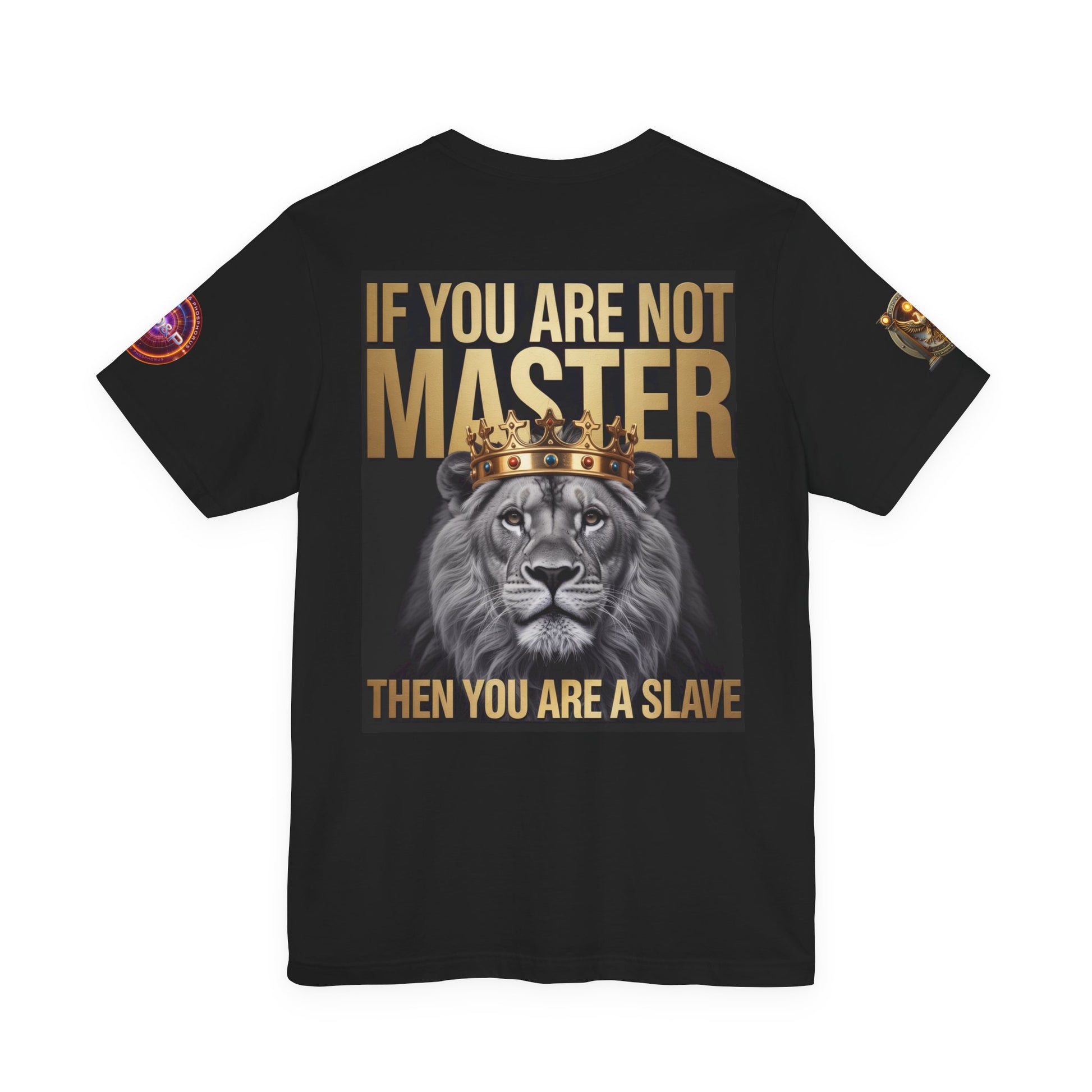 T-Shirt Master or slave LD&amp;P APPAREL Design Unisex Jersey Short Sleeve Tee