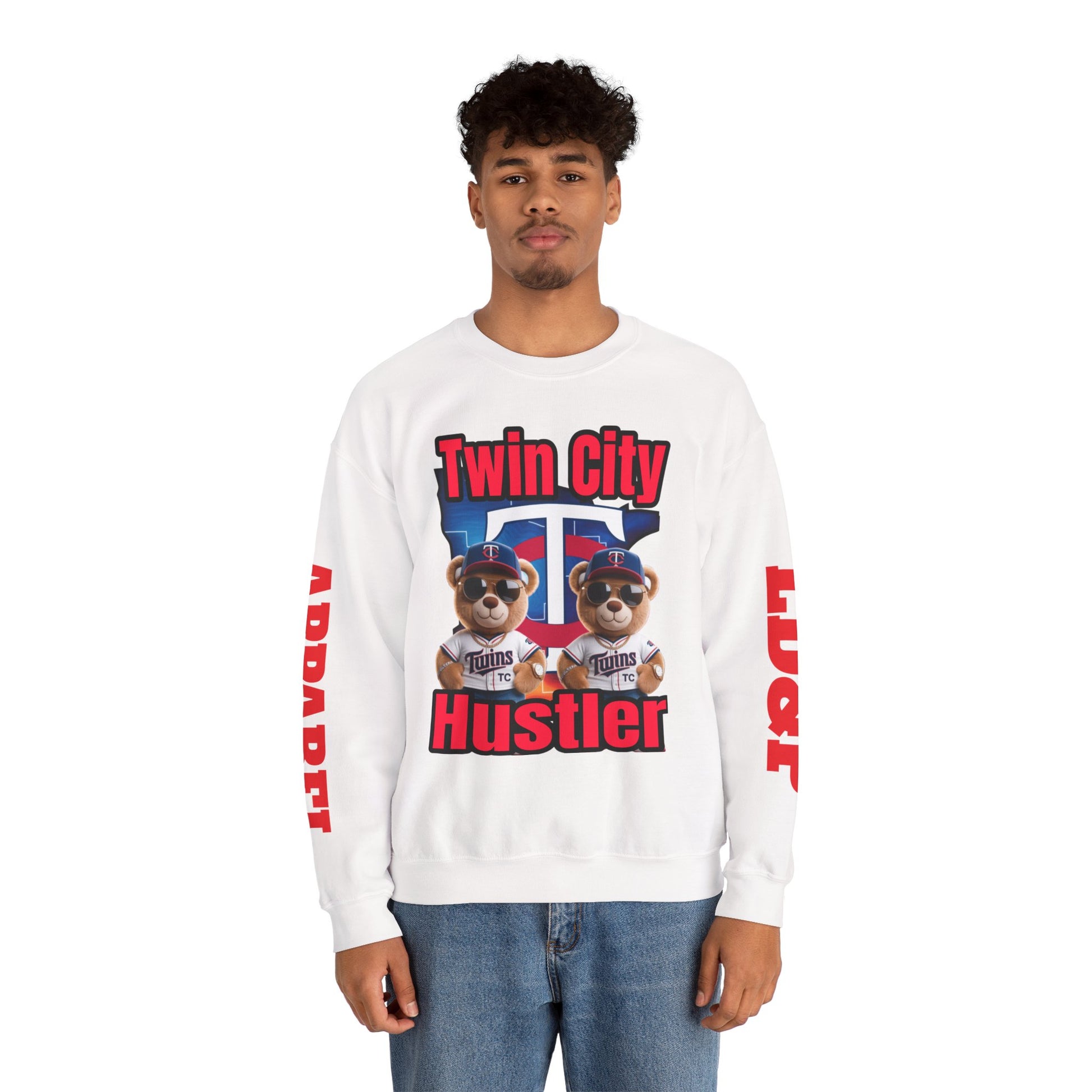 Crewneck Sweatshirt Twin City Hustler LD&P Apparel Design