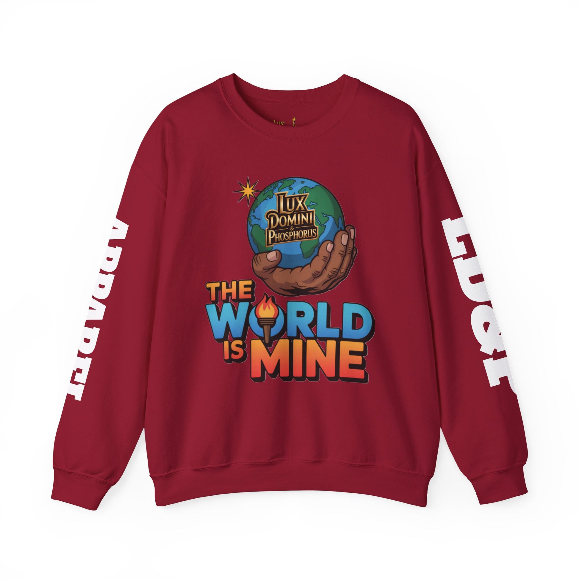 Graphic Sweatshirt - The World Is Mine LD&P APPAREL Design