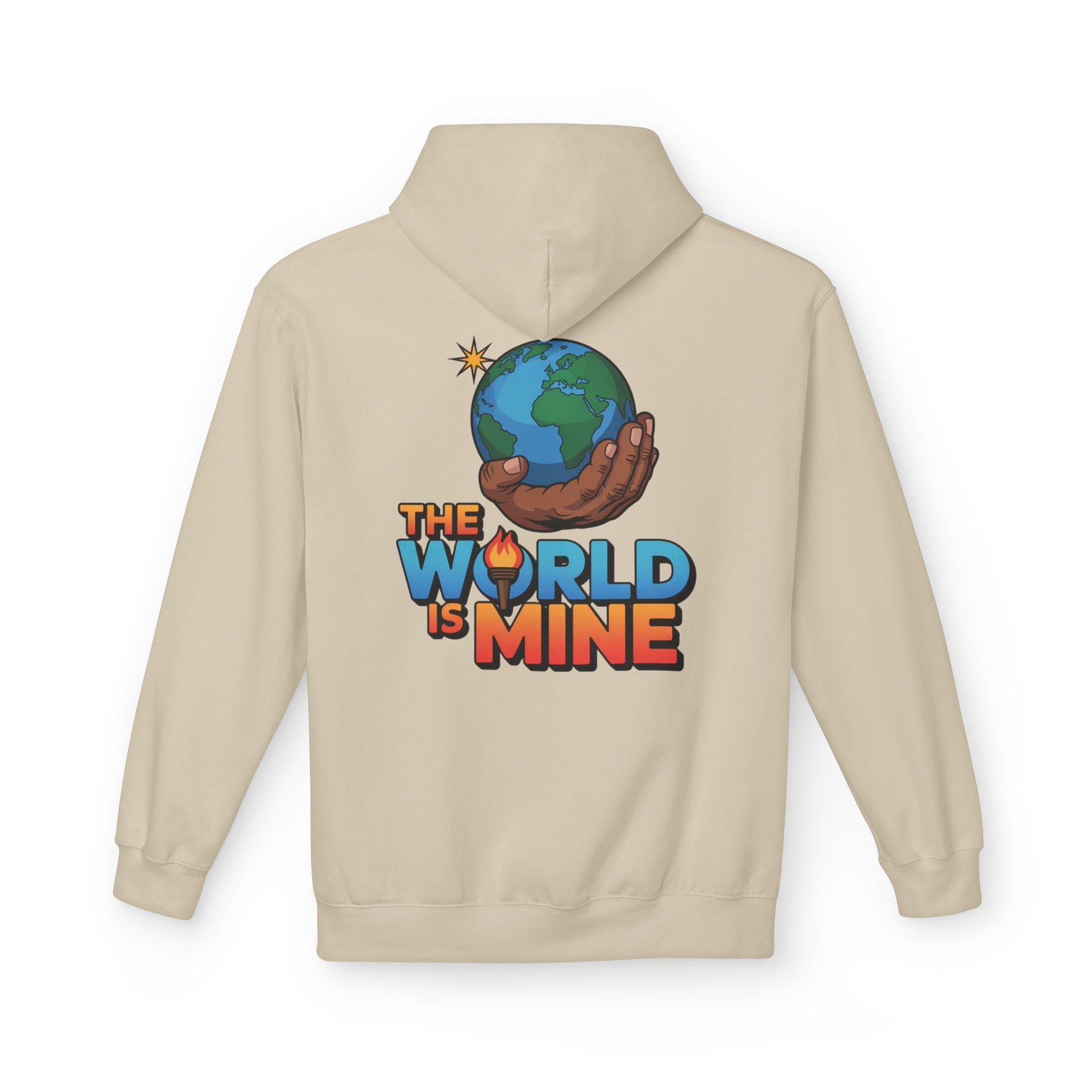 Hoodie Lux Domini and Phosphorus Design The World is Mine