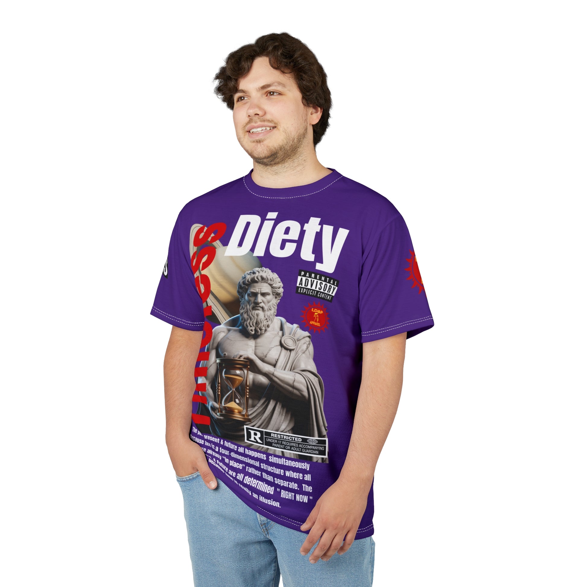 Timeless Diety Graphic Tee LD&P APPAREL Purple