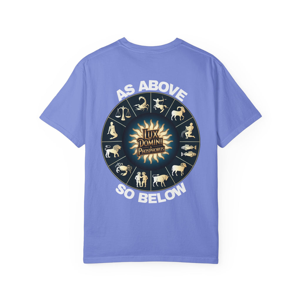 Zodiac Unisex T-Shirt - As above so below design