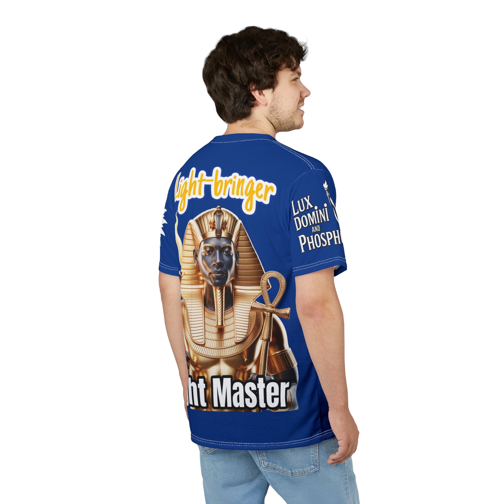 Light Master Tee - Lux Domini and Phosphorus LD&P Apparel Design Blue