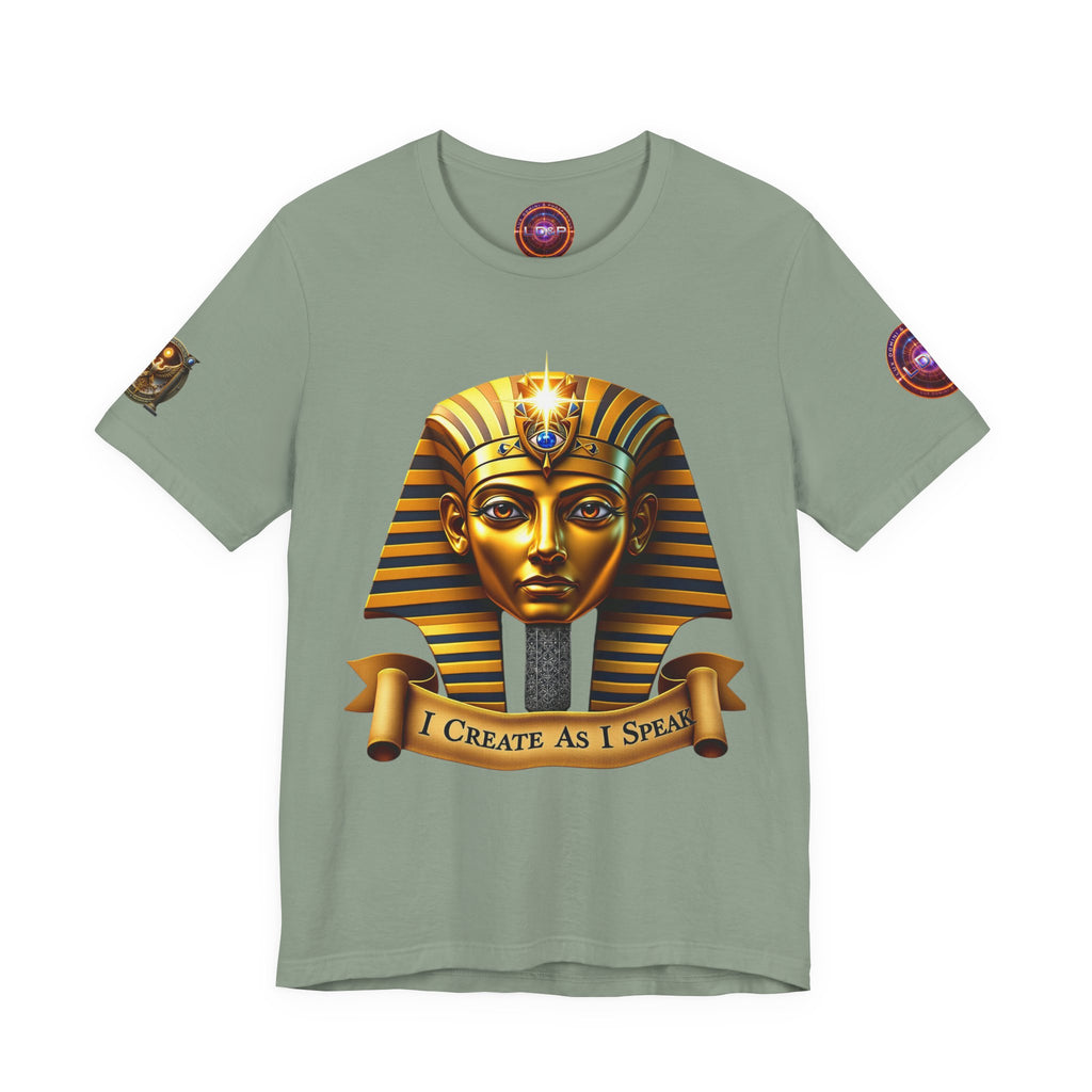 Artist Unisex Tee - I Speak As I Create Design