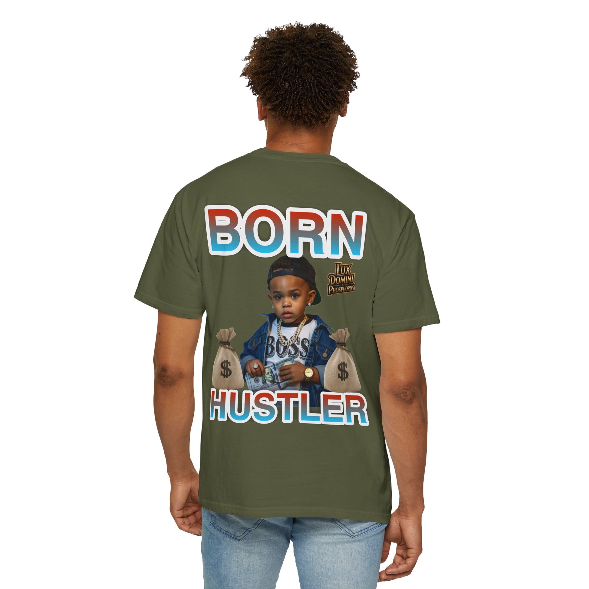 Garment-Dyed T-shirt BORN HUSTLER LD&P APPAREL