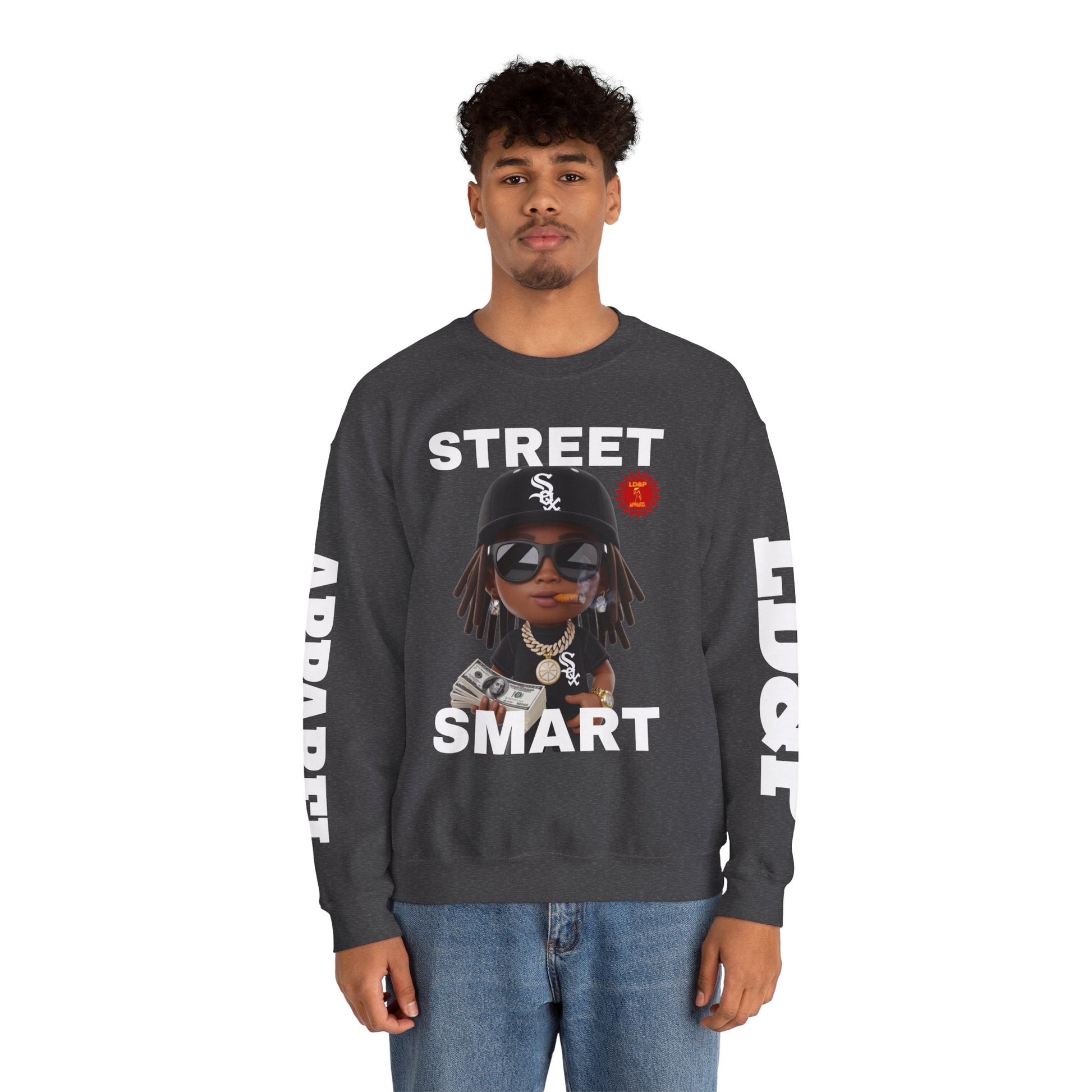 Street Smart Crewneck Sweatshirt - Urban Casual Wear