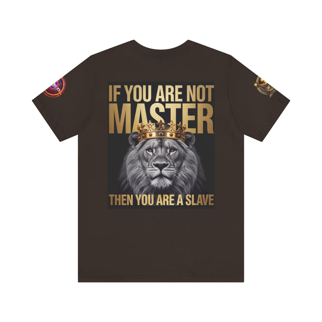 T-Shirt Master or slave LD&amp;P APPAREL Design Unisex Jersey Short Sleeve Tee