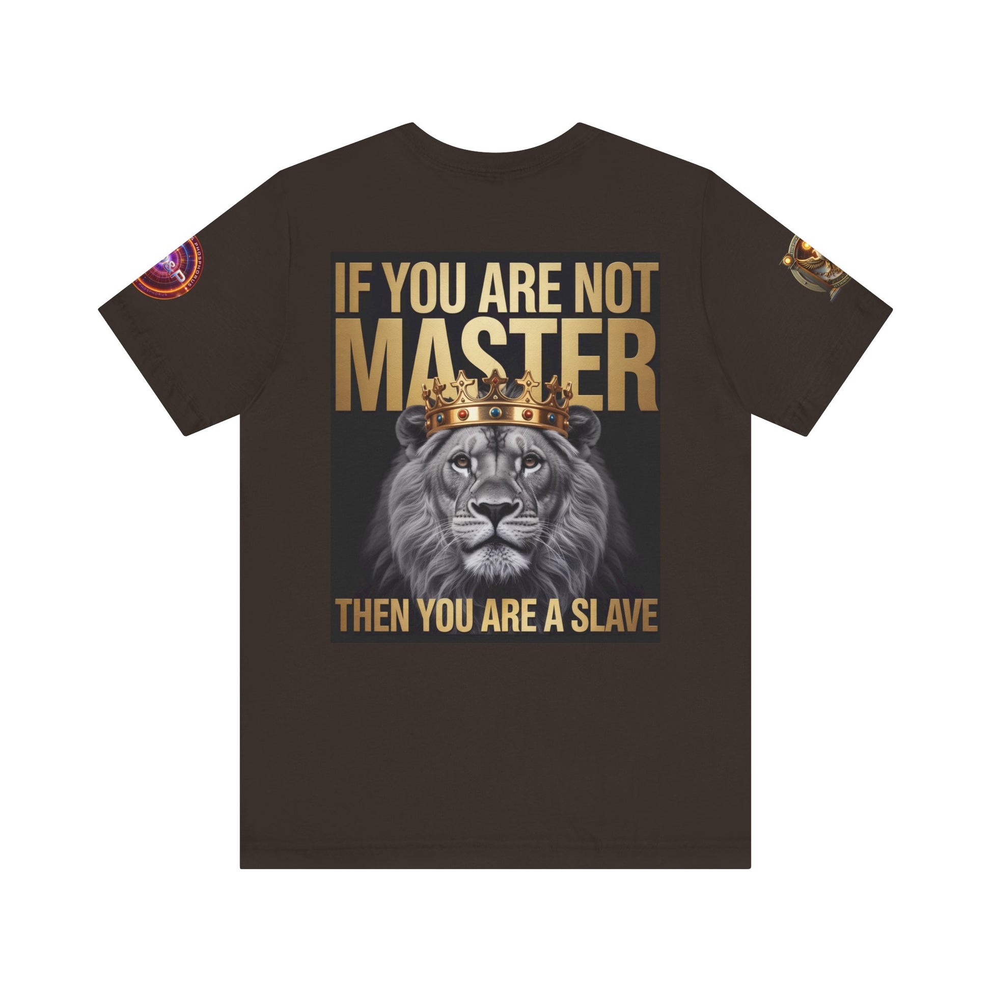 T-Shirt Master or slave LD&amp;P APPAREL Design Unisex Jersey Short Sleeve Tee