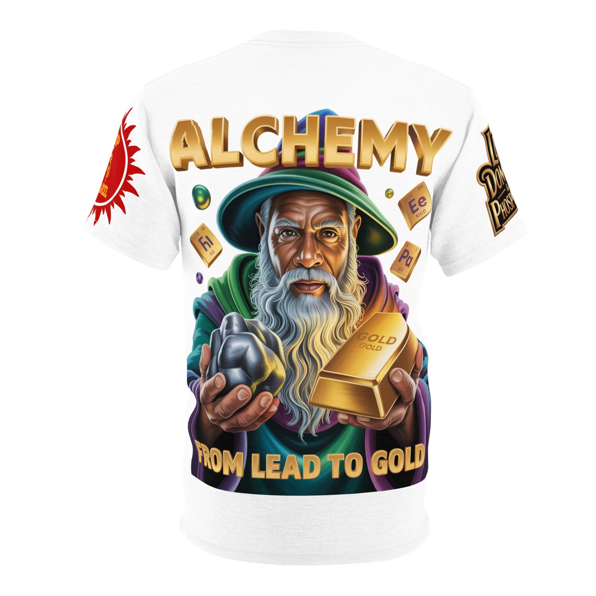 Alchemy Unisex Cut & Sew Tee white