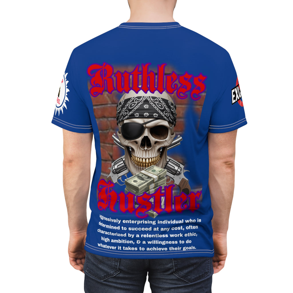 Ruthless Hustler Tee LD&P APPAREL Blue