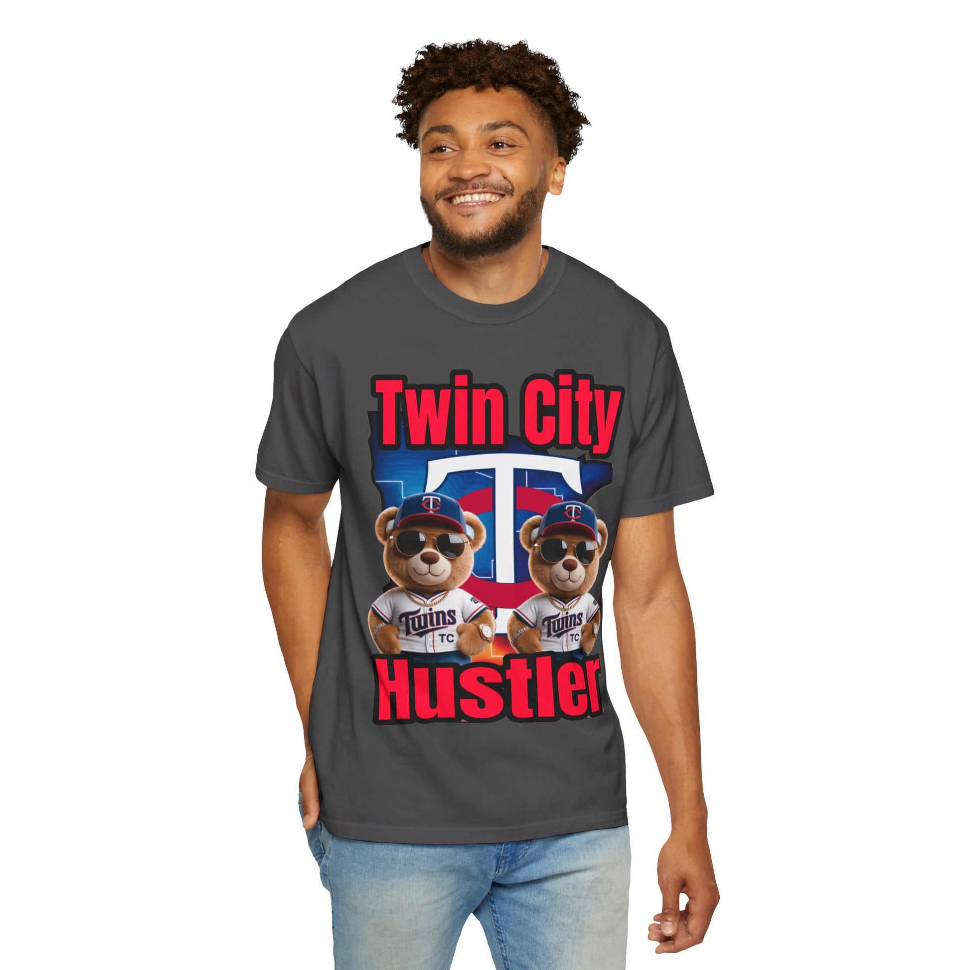 Hustler Garment-Dyed T-shirt - Twin City LD&P Apparel Design