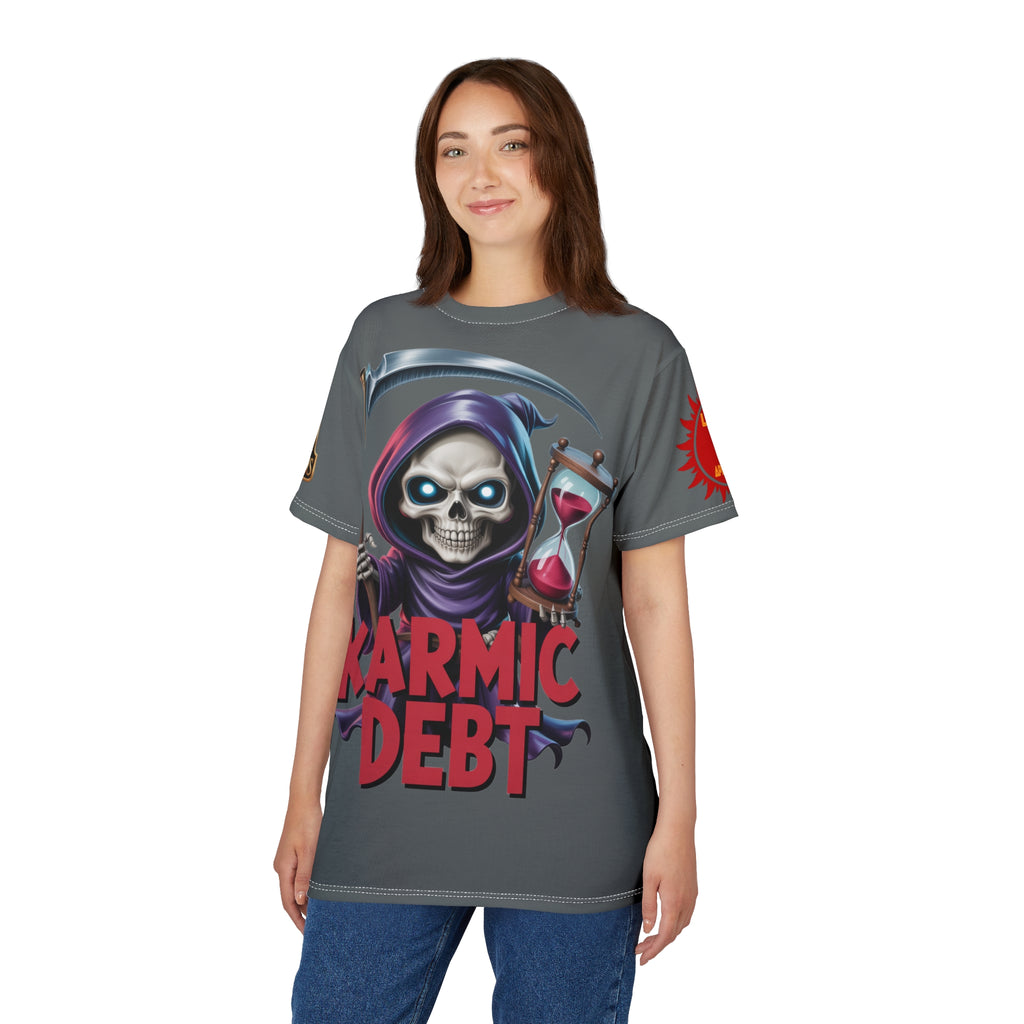 Karmic Debt Graphic Tee — LD&P Apparel Dark Grey