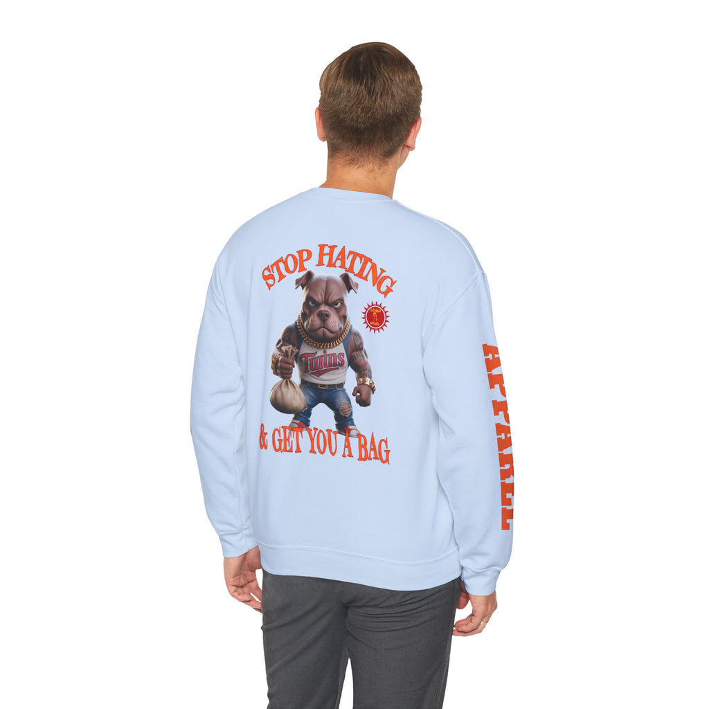 Unisex Sweatshirt Stop Hating LD&P Apparel Design