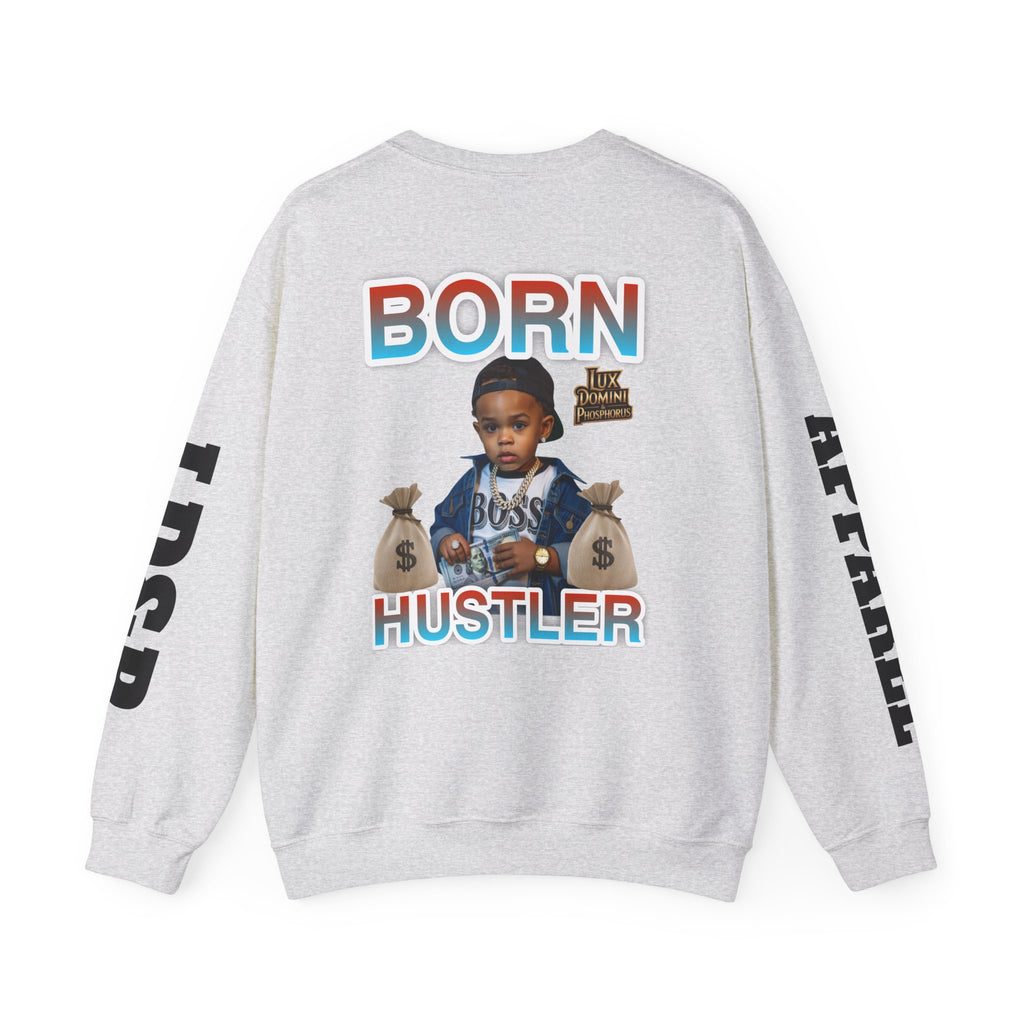 Crewneck Sweatshirt - Born Hustler LD&P Apparel