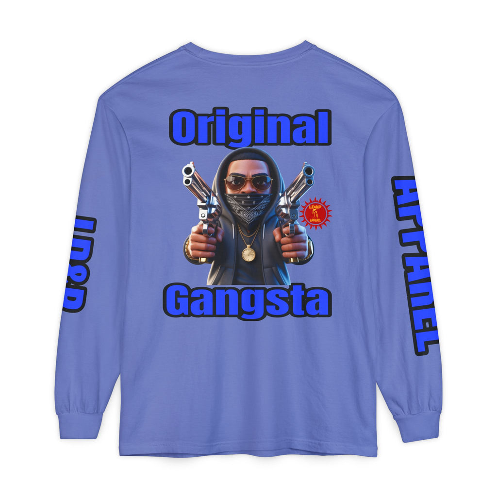 Long Sleeve T-Shirt Original Gangsta LD&amp;P Apparel Design