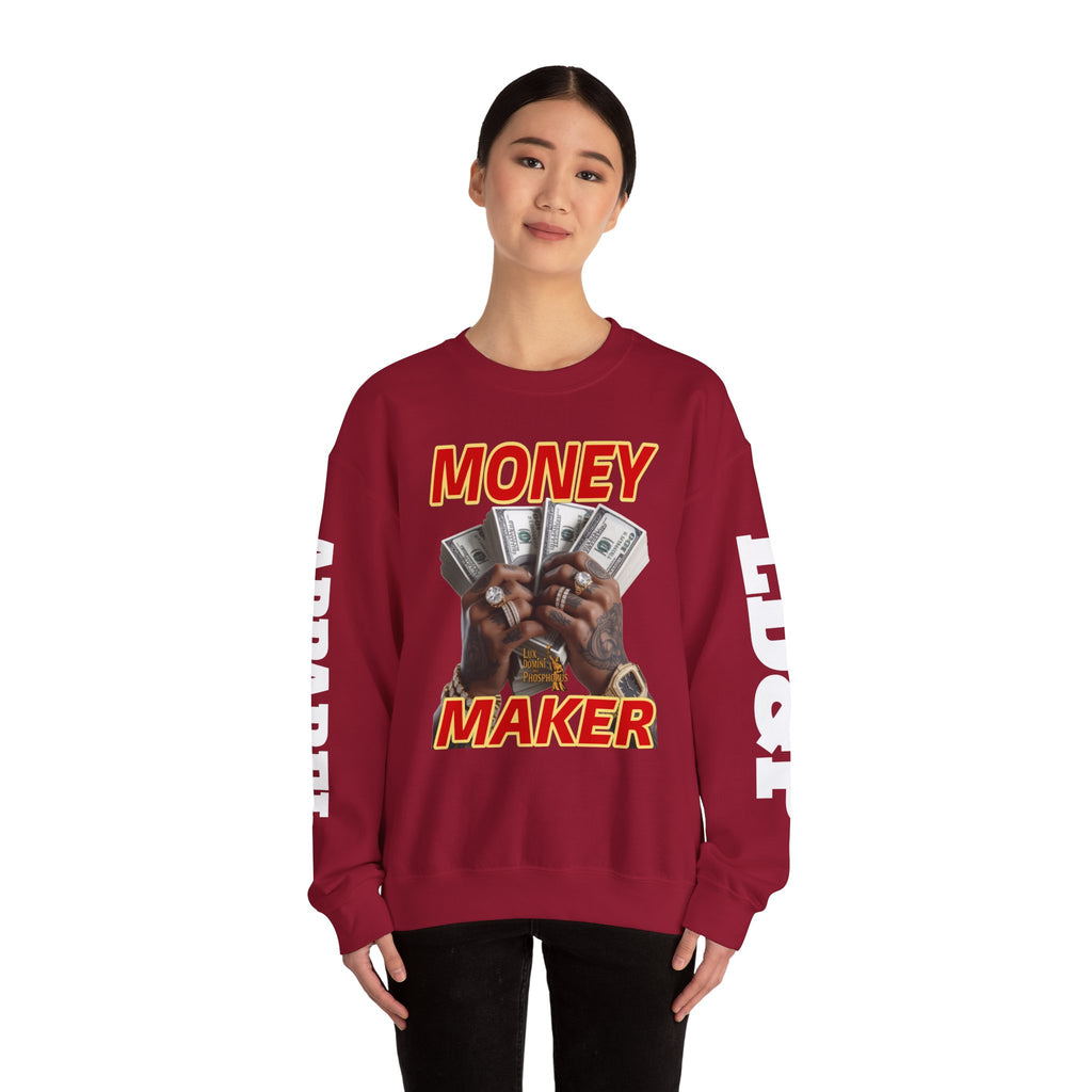 Money Maker Unisex Sweatshirt - LD&P APPAREL Design