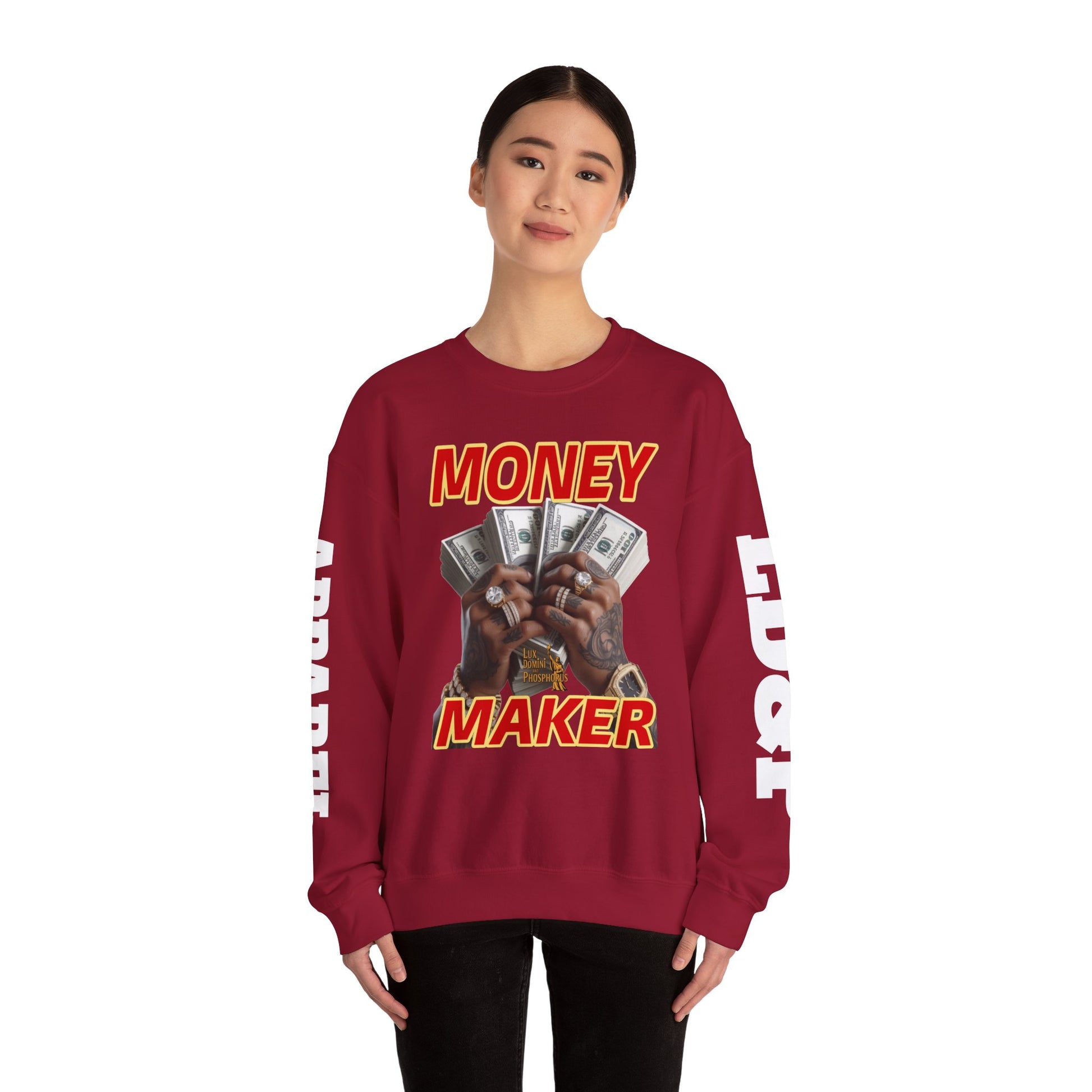 Money Maker Unisex Sweatshirt - LD&P APPAREL Design