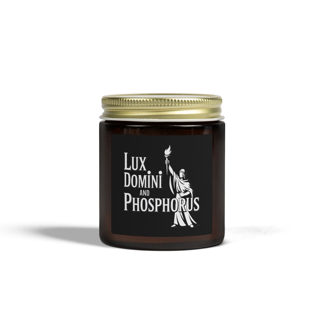 Lux Domini & Phosphorus Coconut Apricot Scented Candle (4oz & 9oz)