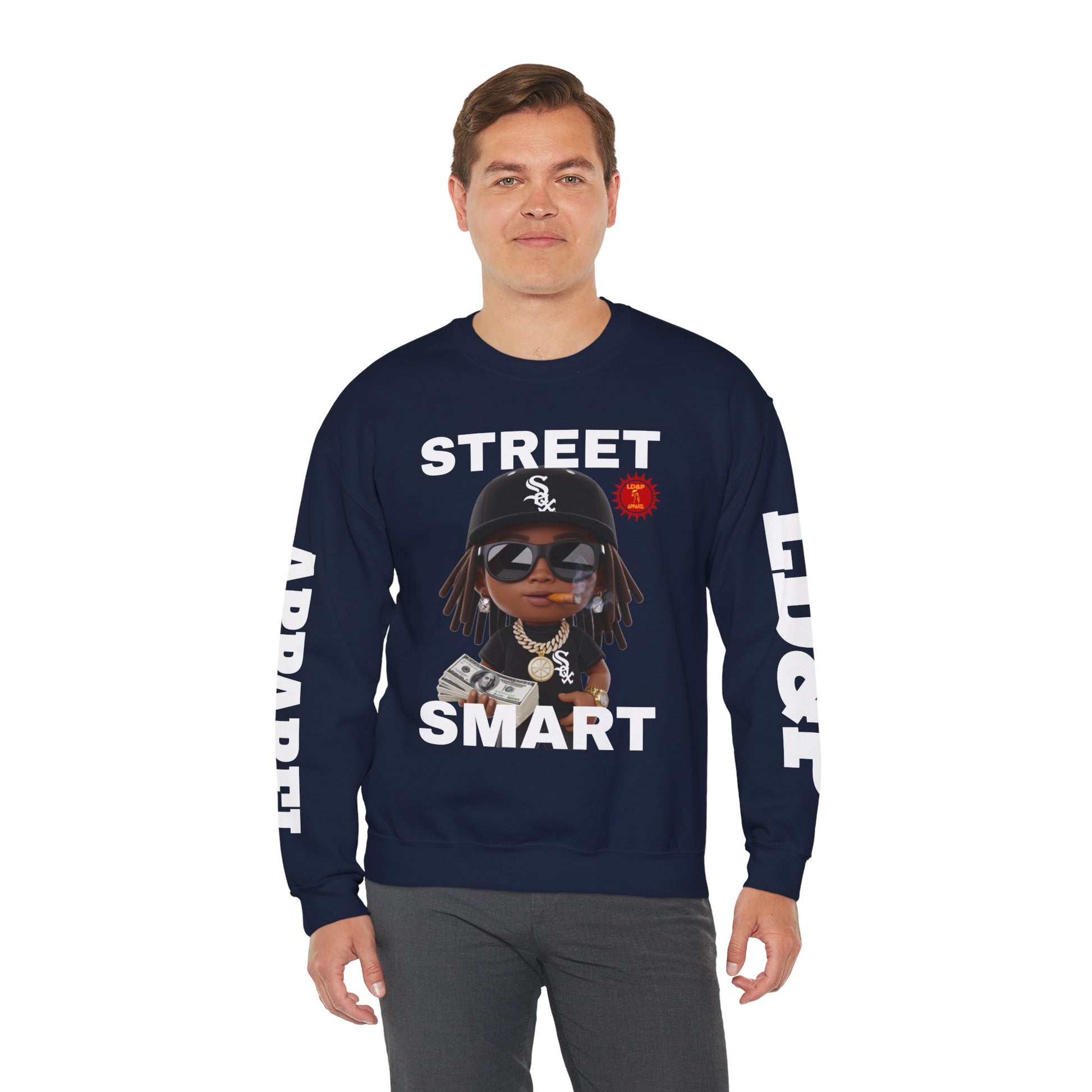 Street Smart Crewneck Sweatshirt - Urban Casual Wear