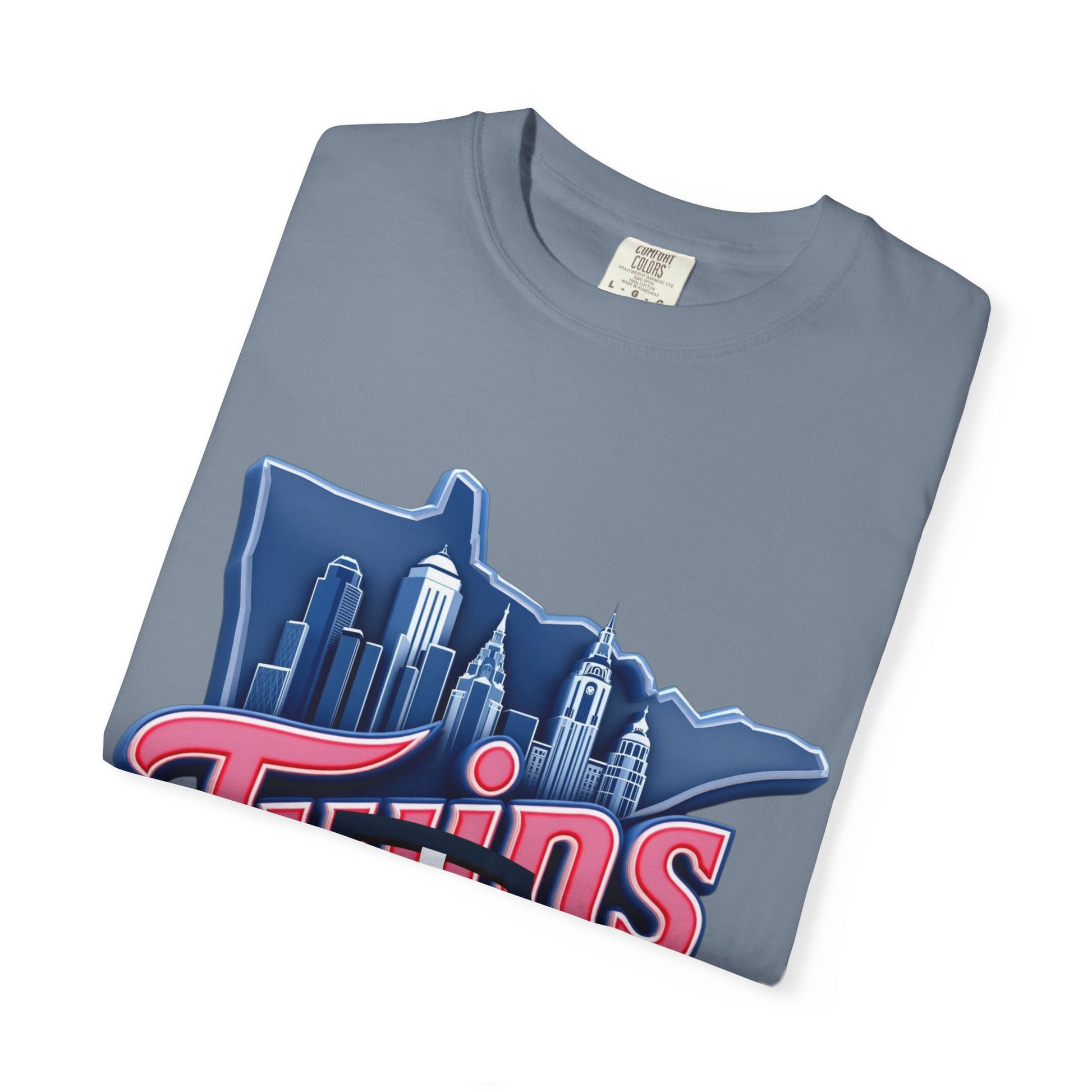 Twin City Unisex T-Shirt, Sporty Tee for Fans, Garment-Dyed Shirt, Perfect for Game Day, Show Your Team Spirit!