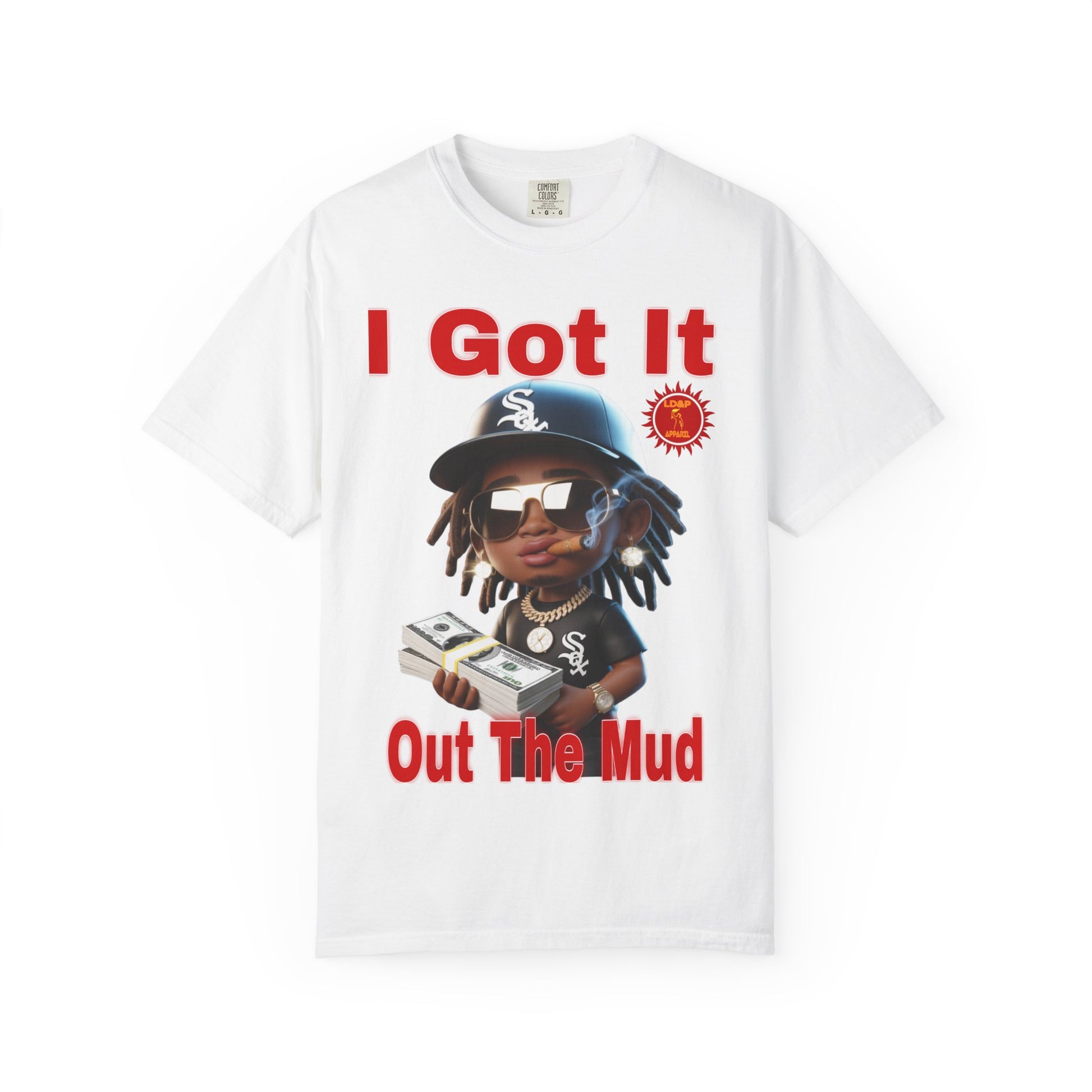 T-Shirt Out The Mud Hustler - Unisex Garment-Dyed