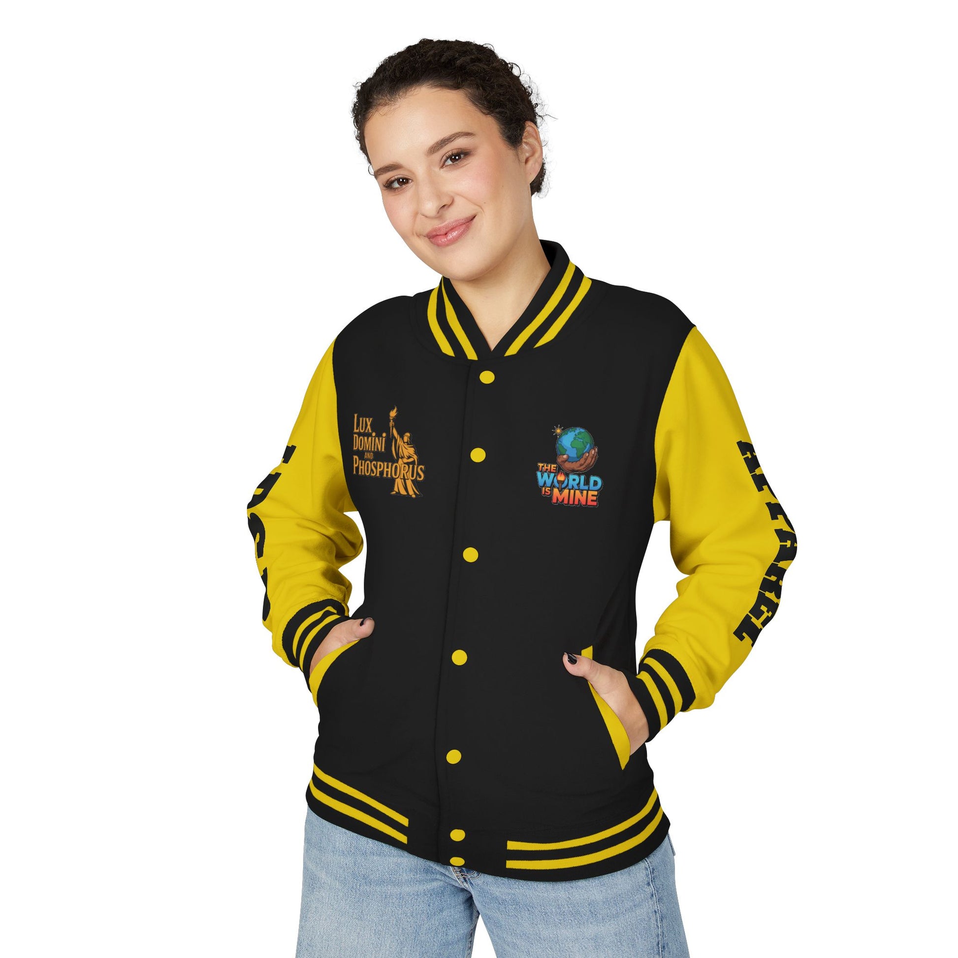 Letterman Jacket - The World is Mine LD&P APPAREL Design