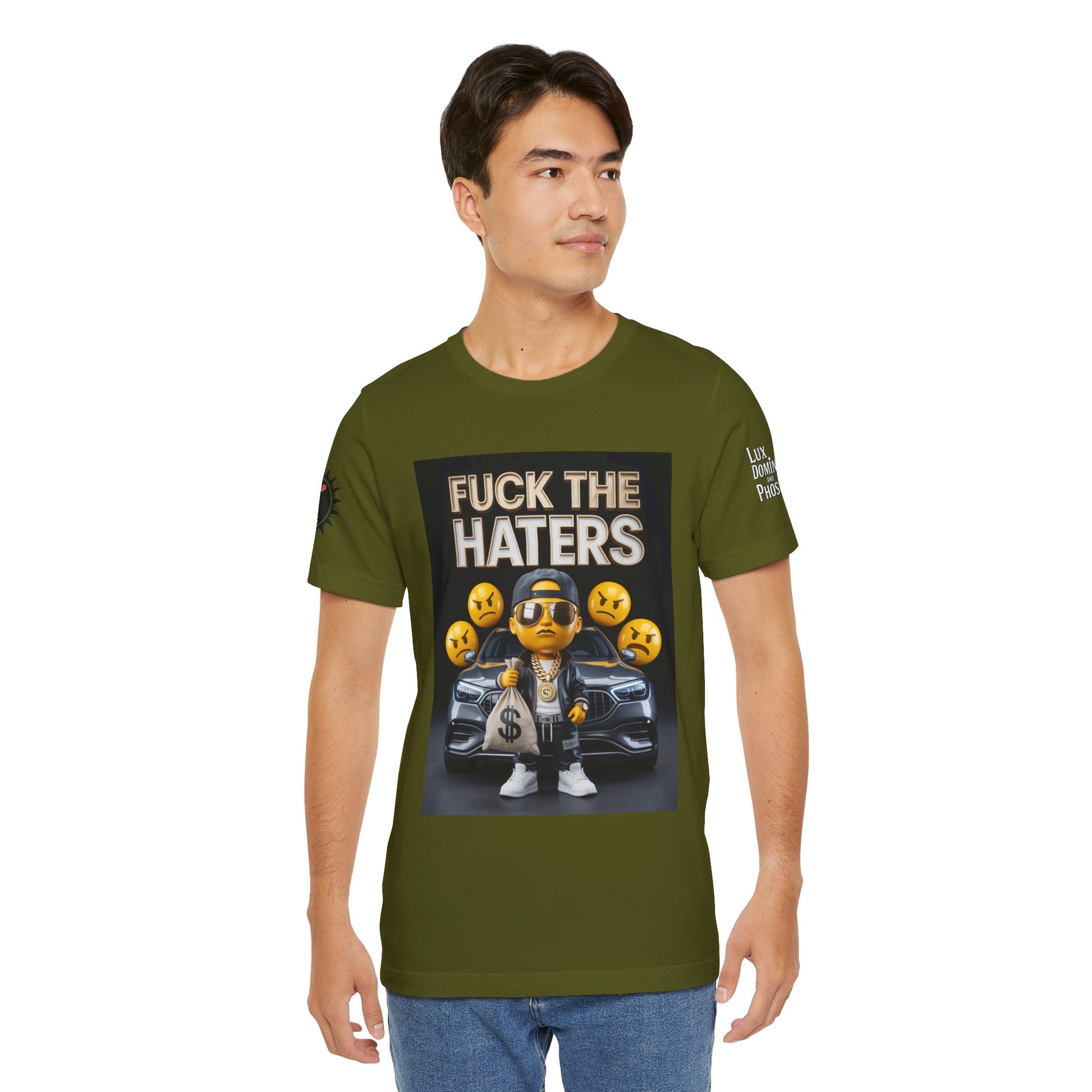 Fuck the Haters Unisex Tee - Bold Graphic Motivational Shirt