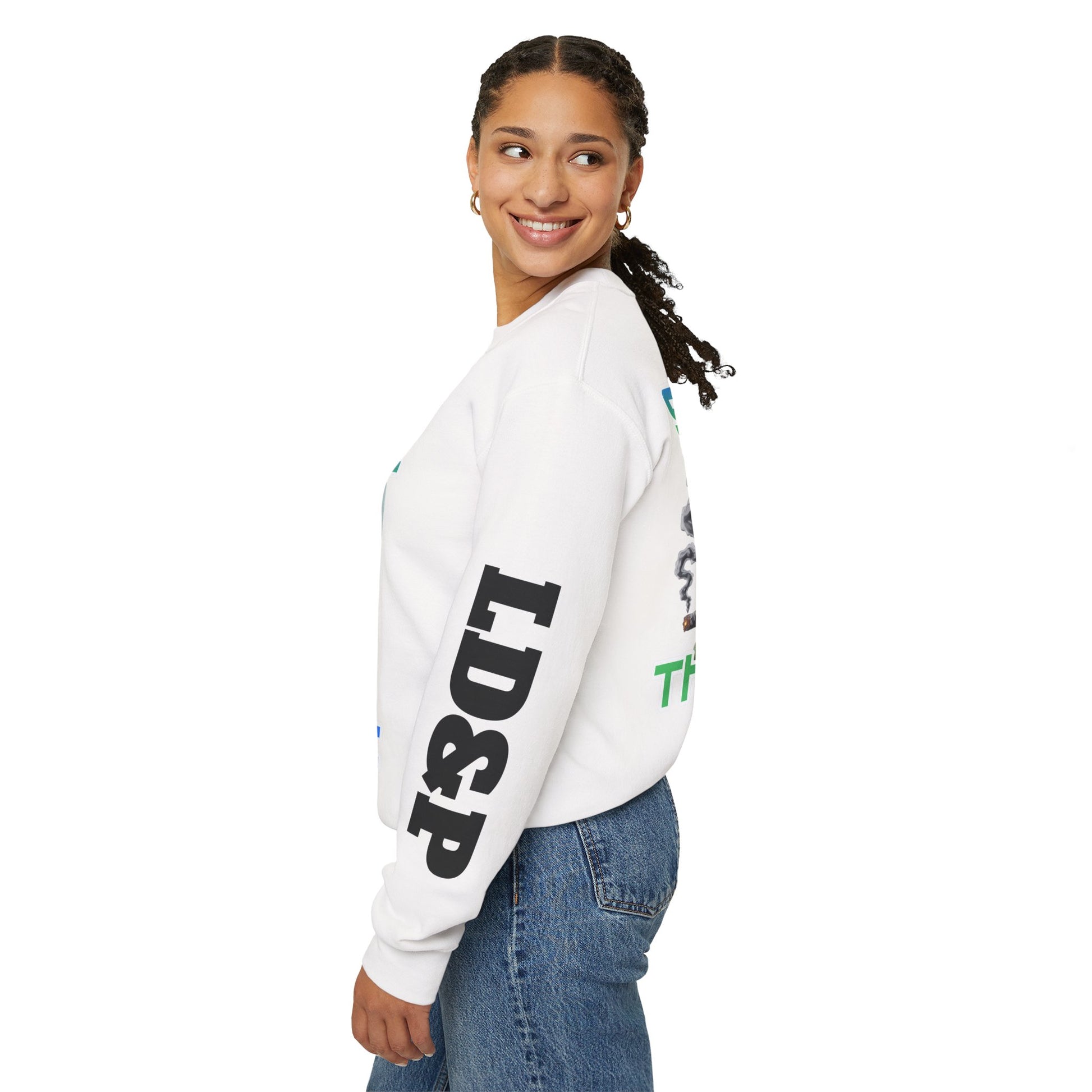 Crewneck Sweatshirt - Smoke That LD&P APPAREL Design