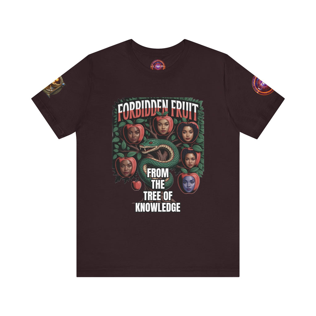 Short Sleeve Tee - Tree of Knowledge Forbidden Fruit Design