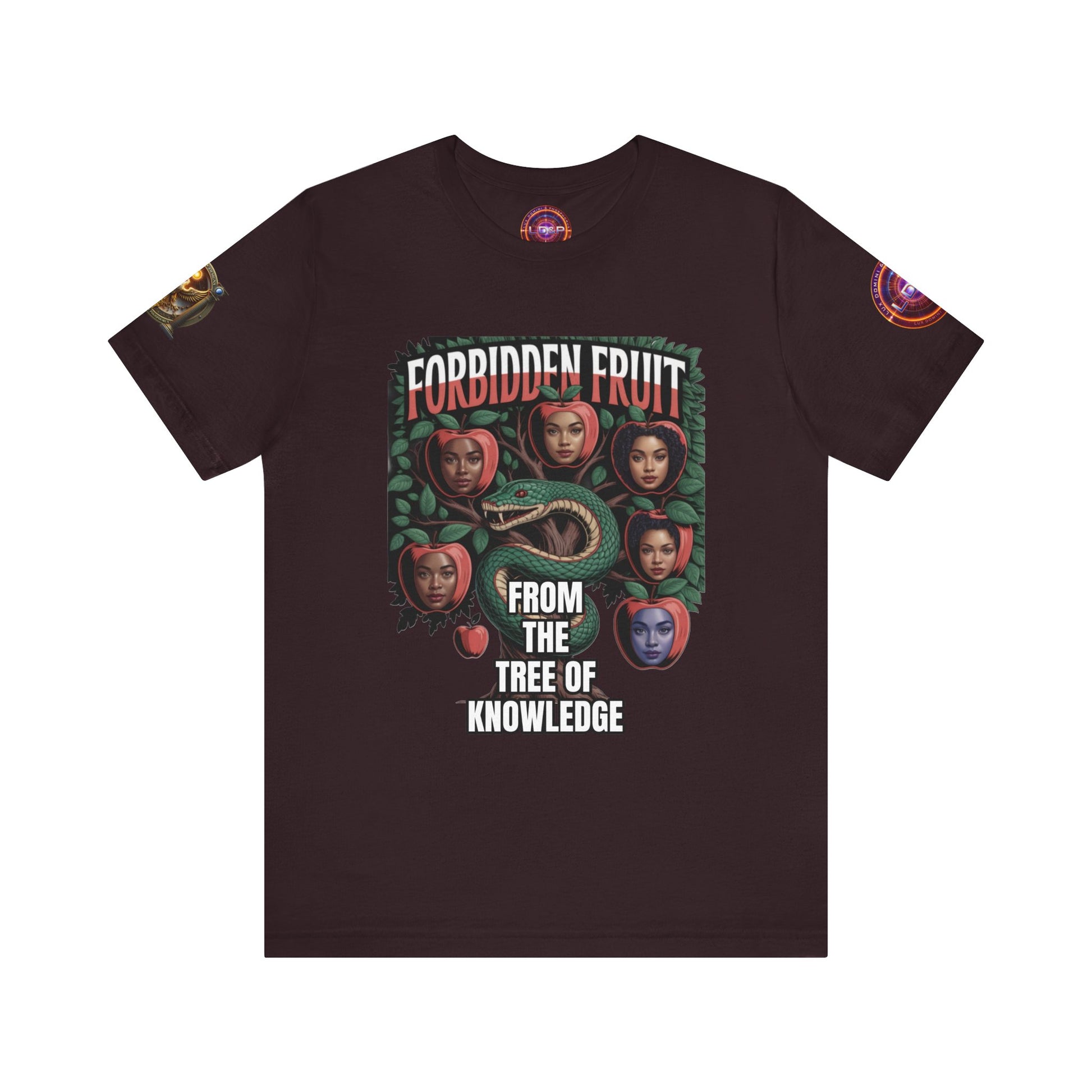 Short Sleeve Tee - Tree of Knowledge Forbidden Fruit Design