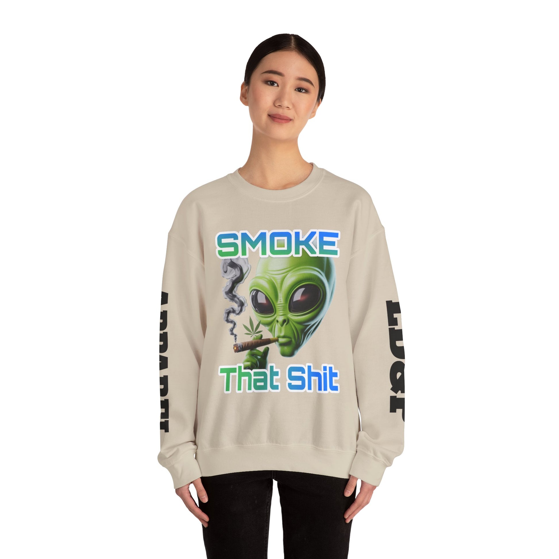 Crewneck Sweatshirt - Smoke That LD&P APPAREL Design