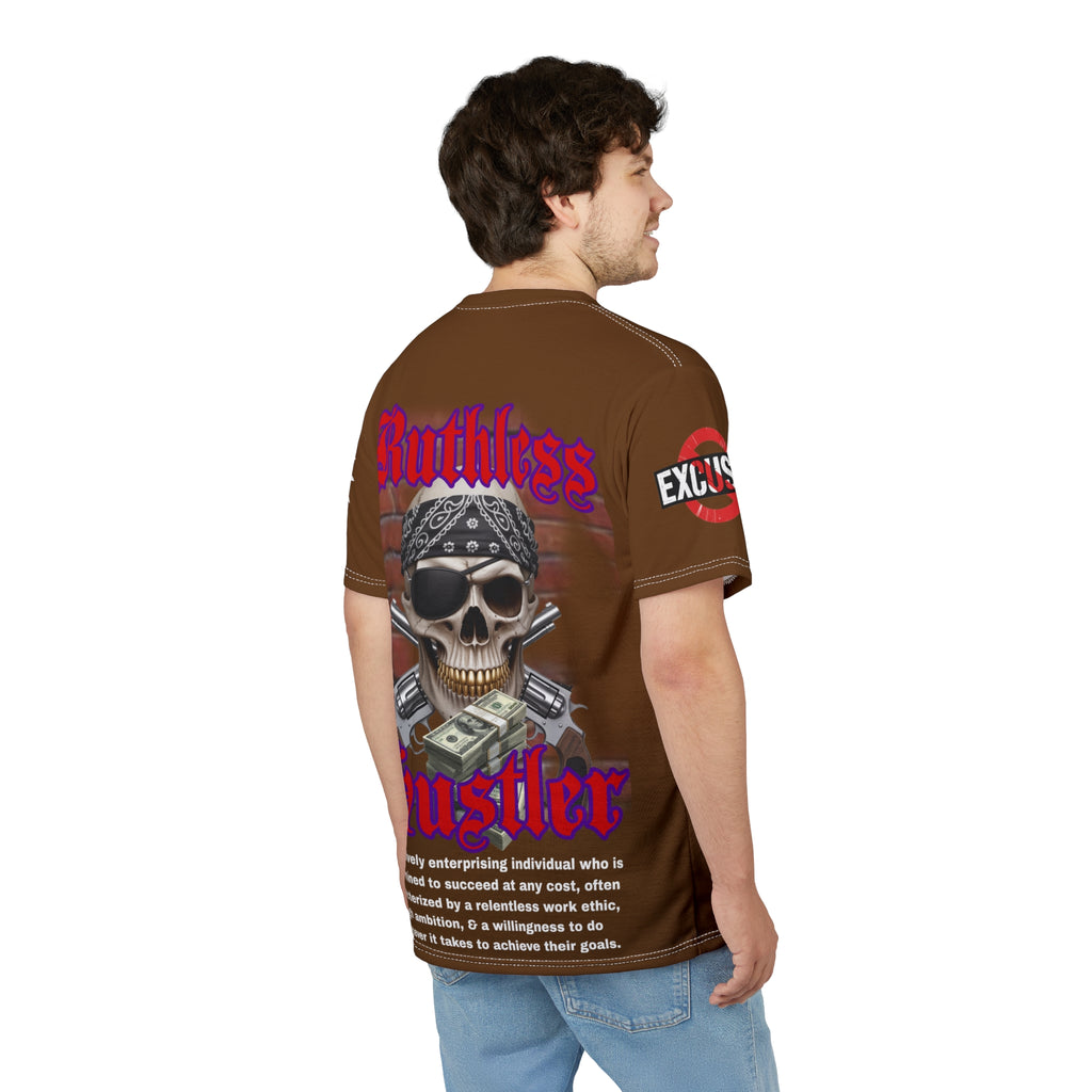 Ruthless Hustler Tee LD&P APPAREL Brown