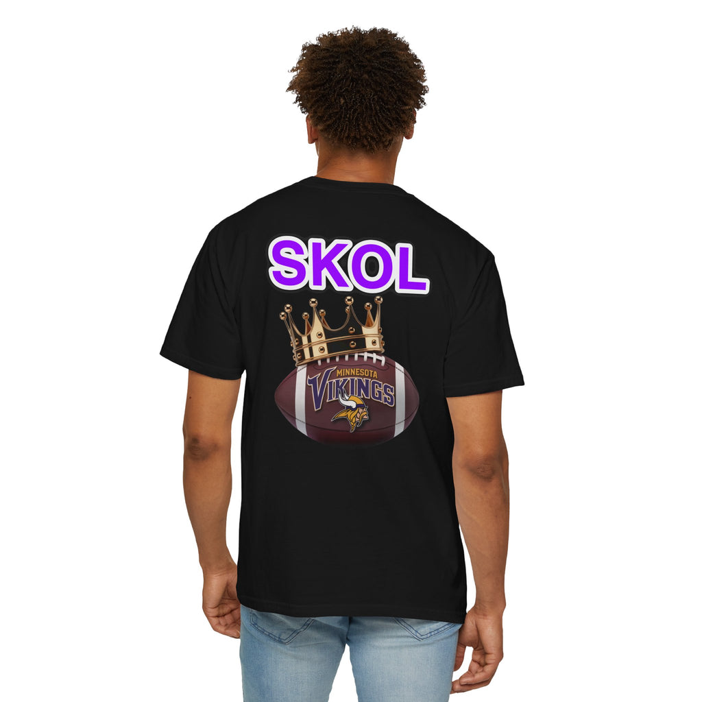 T-Shirt - Minnesota Vikings SKOL Unisex Garment-Dyed Tee