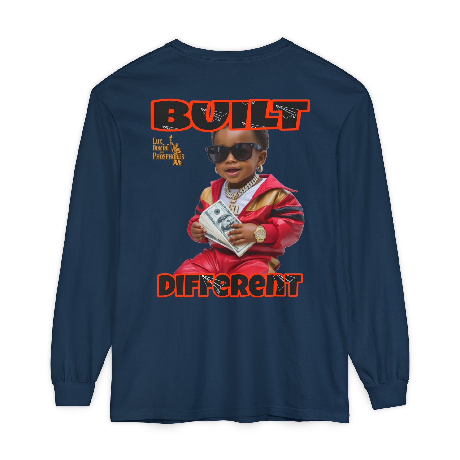 Long Sleeve T-Shirt - Built Different LD&P Apparel Design