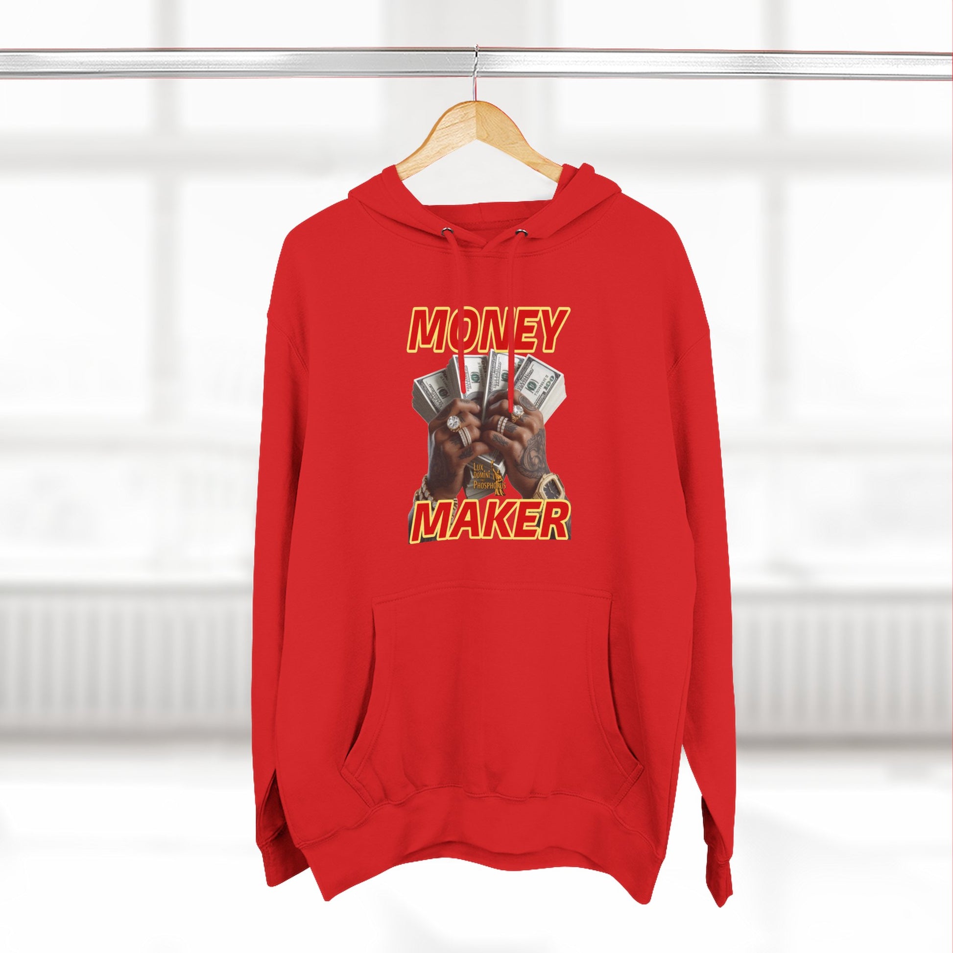 Fleece Hoodie - Money Maker Design