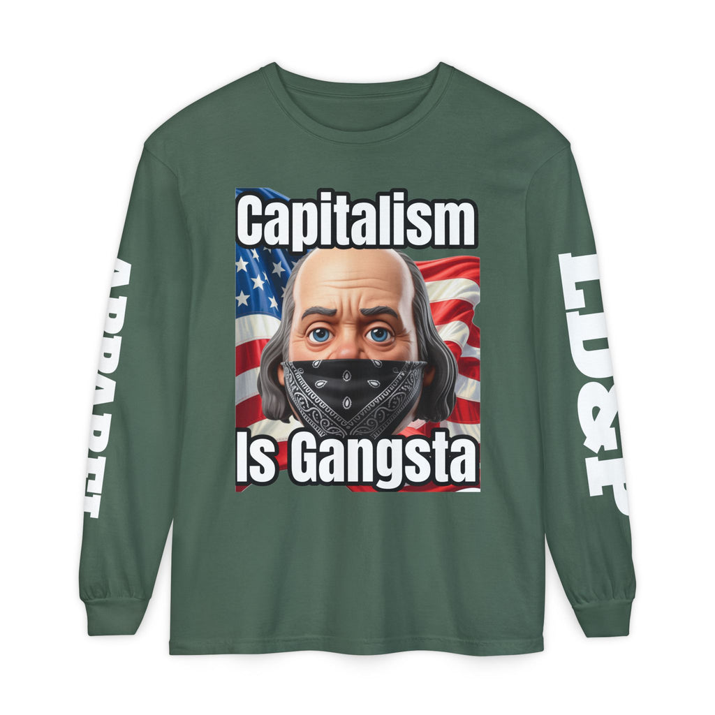 Capitalism is Gangsta Long Sleeve T-Shirt