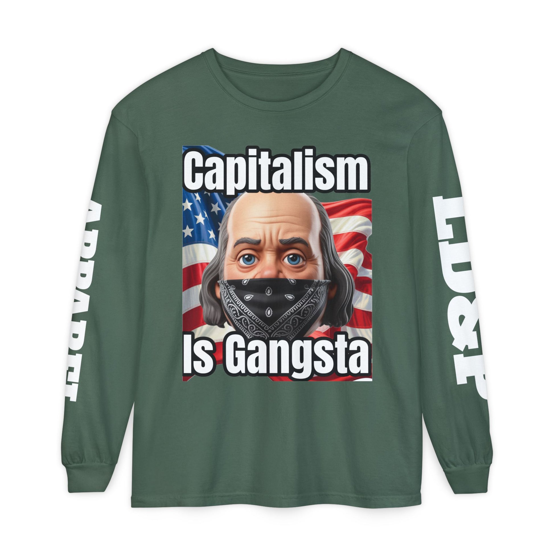 Capitalism is Gangsta Long Sleeve T-Shirt