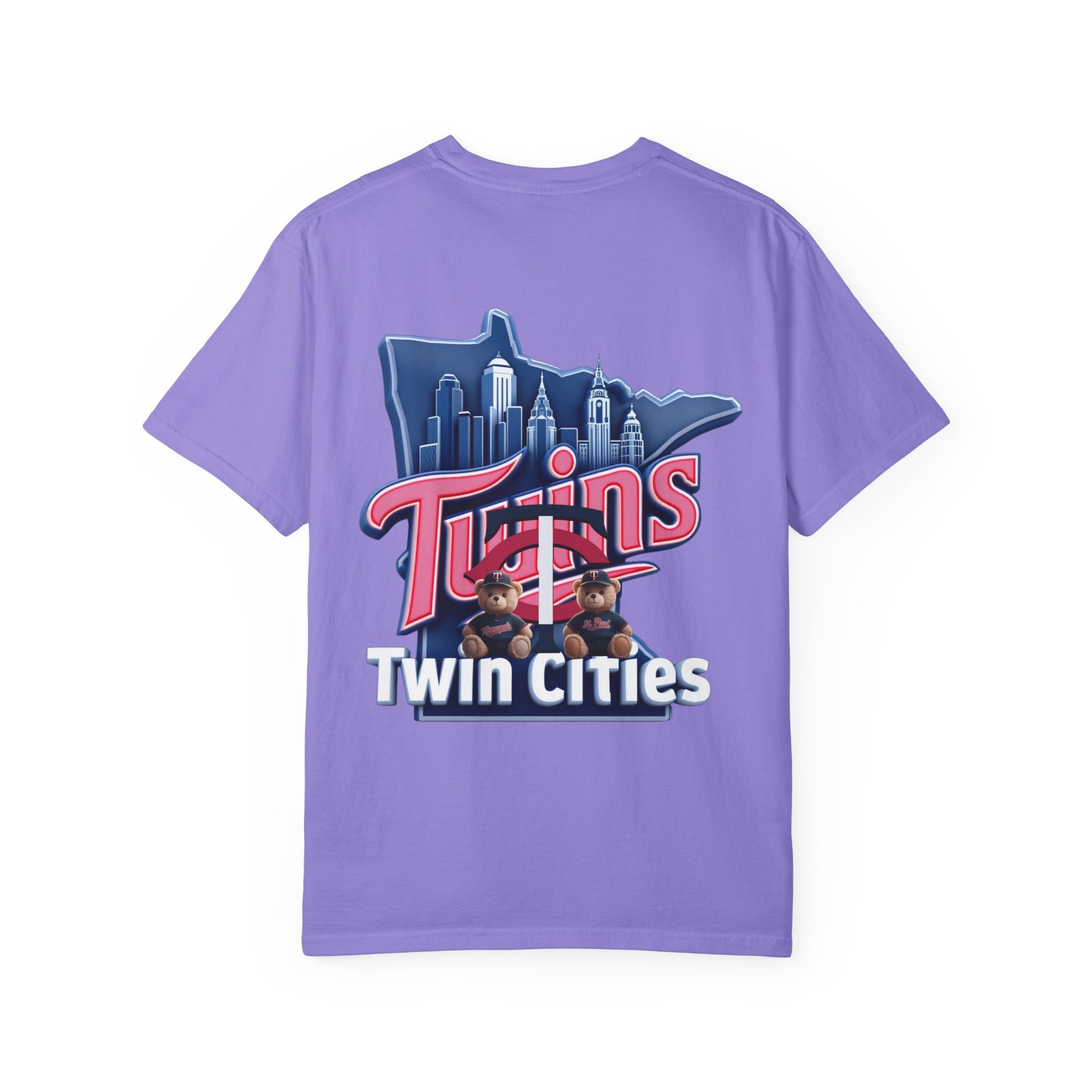 Twin City Unisex T-Shirt, Sporty Tee for Fans, Garment-Dyed Shirt, Perfect for Game Day, Show Your Team Spirit!