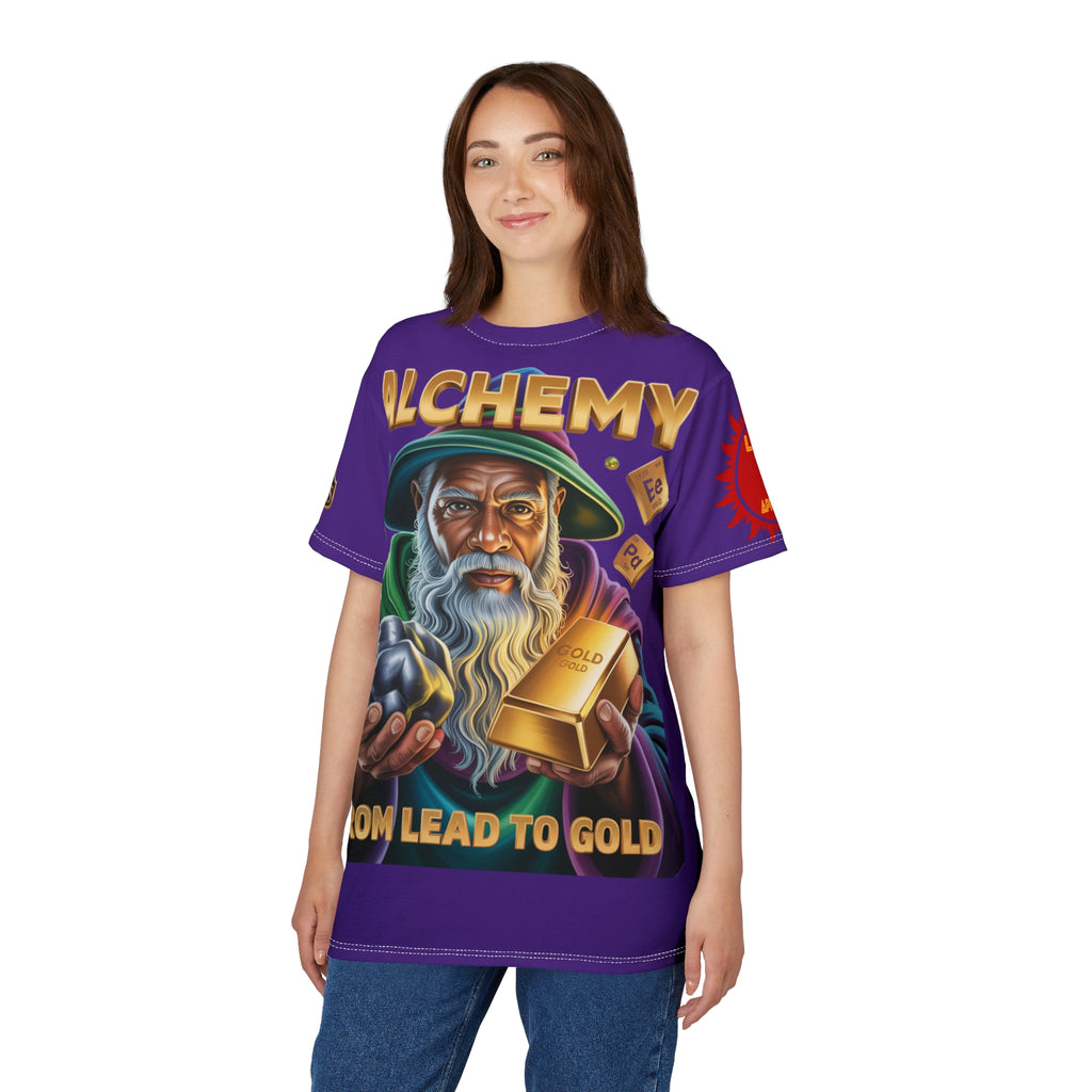 Alchemy Unisex Cut & Sew Tee purple