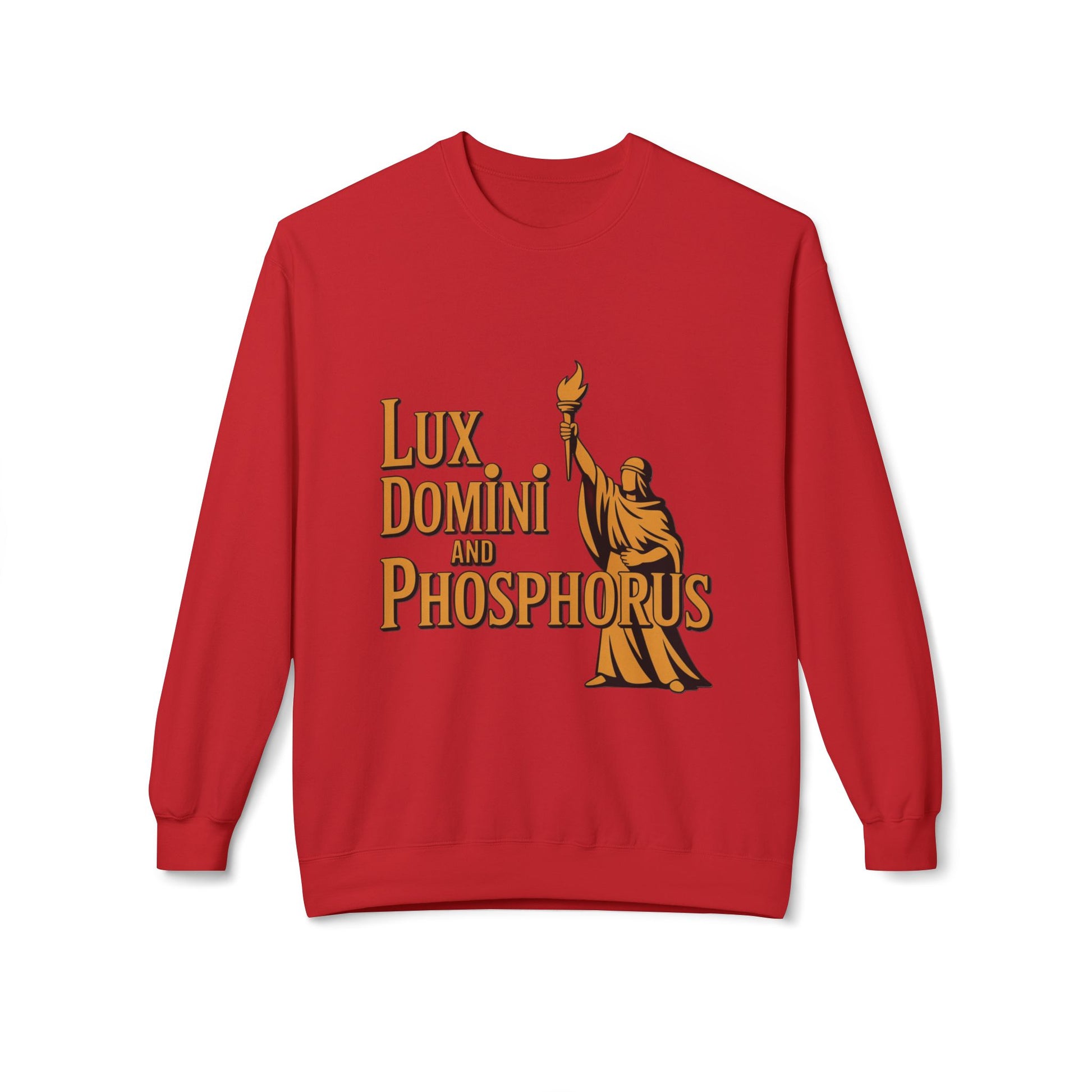 "Lux Domini and Phosphorus" crew-neck sweatshirt